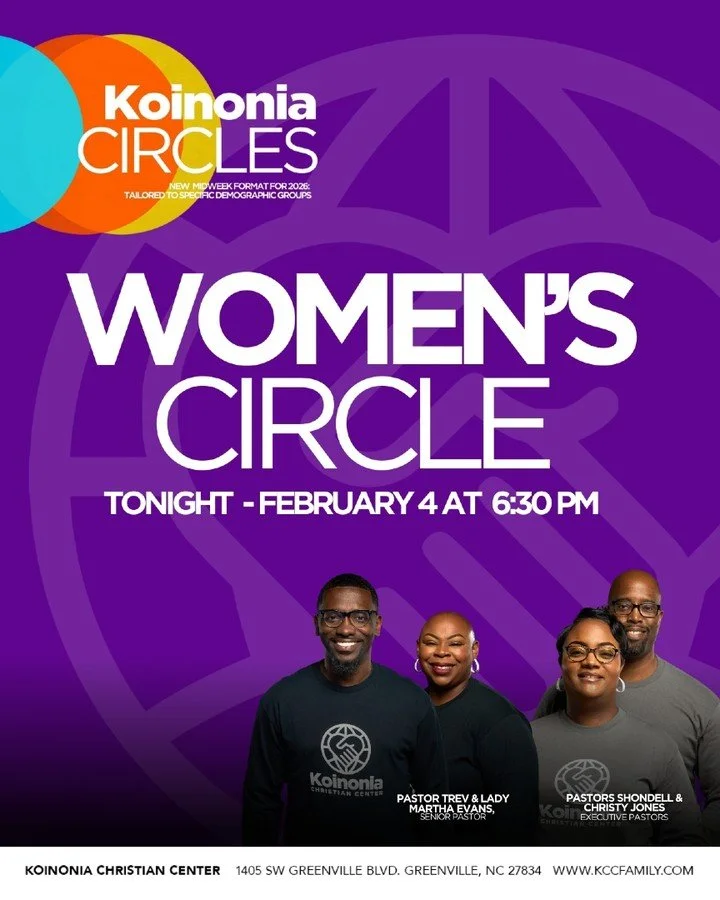 LADIES 💜
It's round two of our #KCCCircles gathering. Invite a fellow sister and come ready to have honest convos, laugh a bit and deepen our fellowship and sisterhood &ndash; you don't want to miss it!

Tag a friend + share this post with someone w