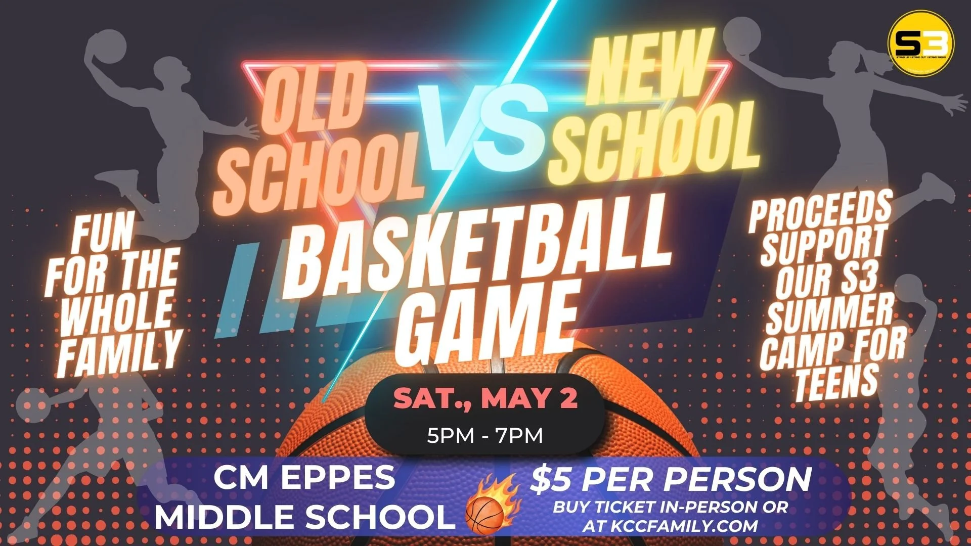 Old School New School Basketball Game