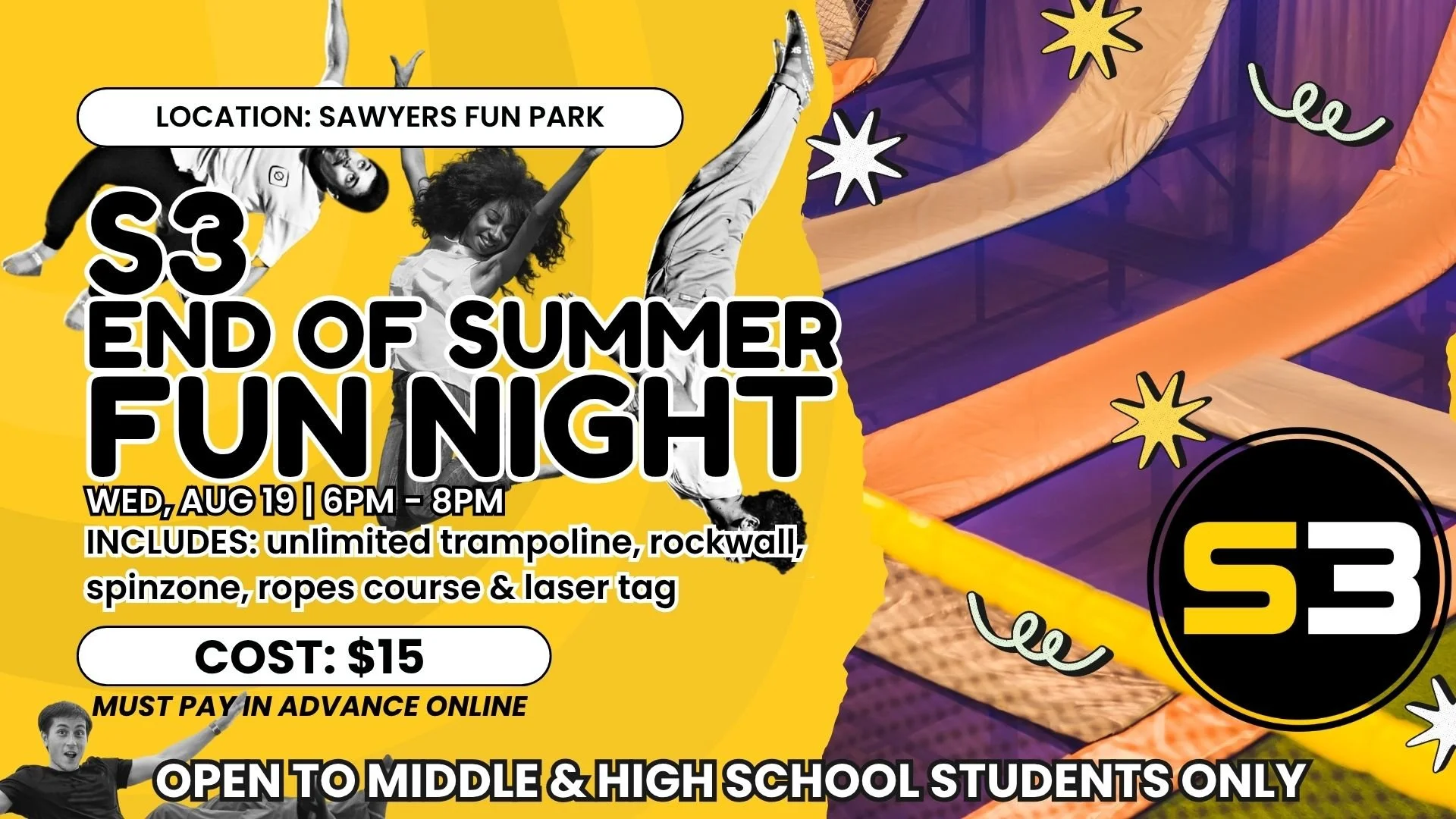 S3 End of Summer Fun Night