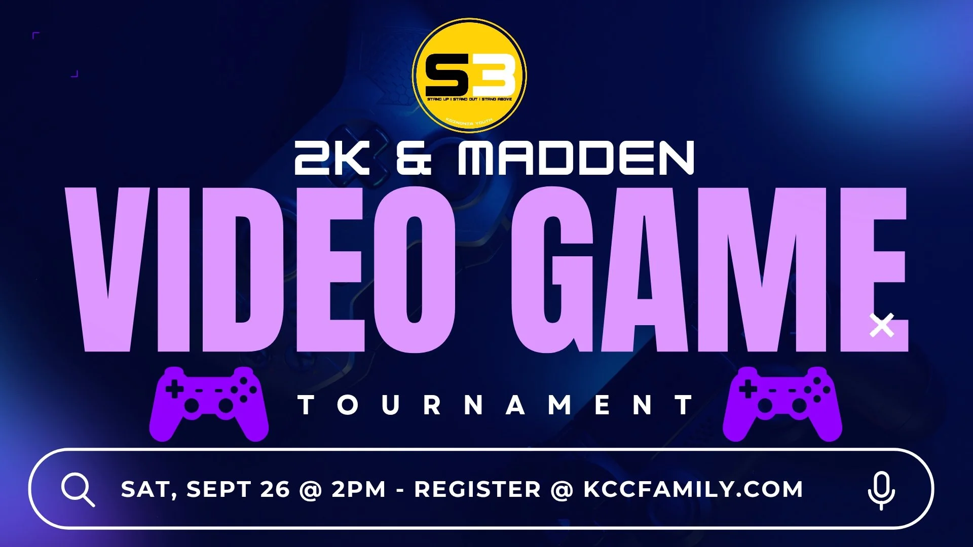 S3 Madden & 2K Video Game Tourament