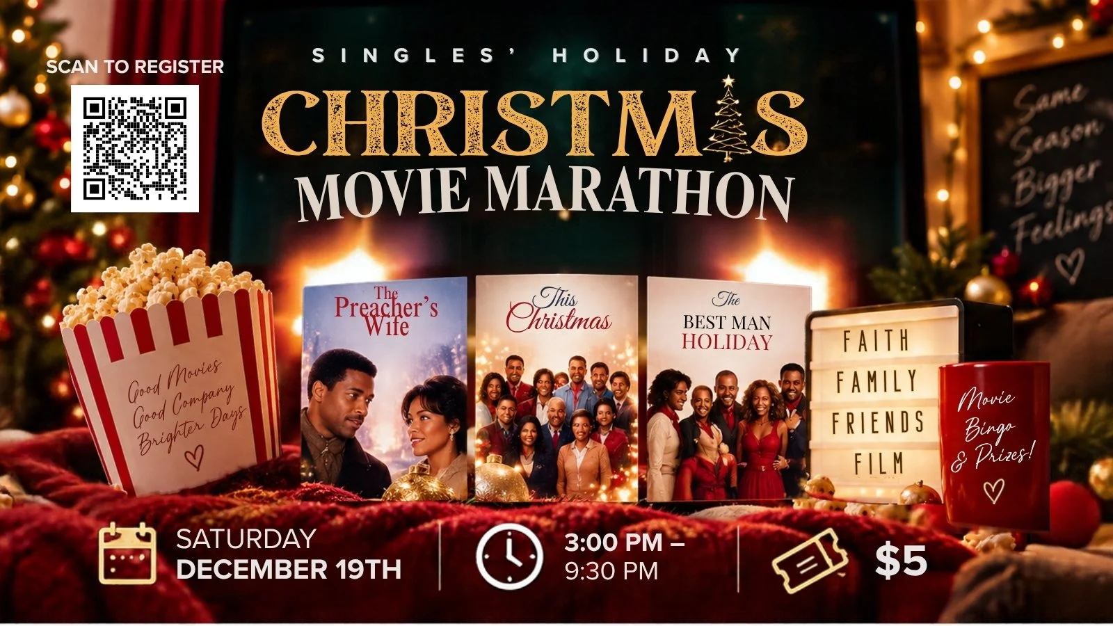 Singles’ Christmas Movie Marathon