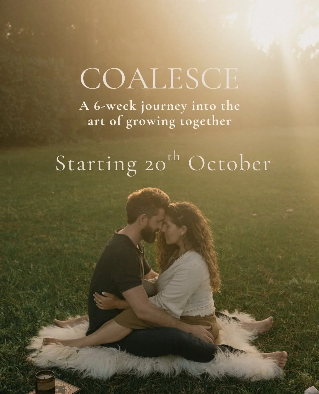 In 4 weeks we&rsquo;ll be opening the Coalesce container as we journey with couples ready to explore and get curious about their relationships 

🥰 

We have been in training for years to offer this beautiful 6 weeks journey to you, offering support 