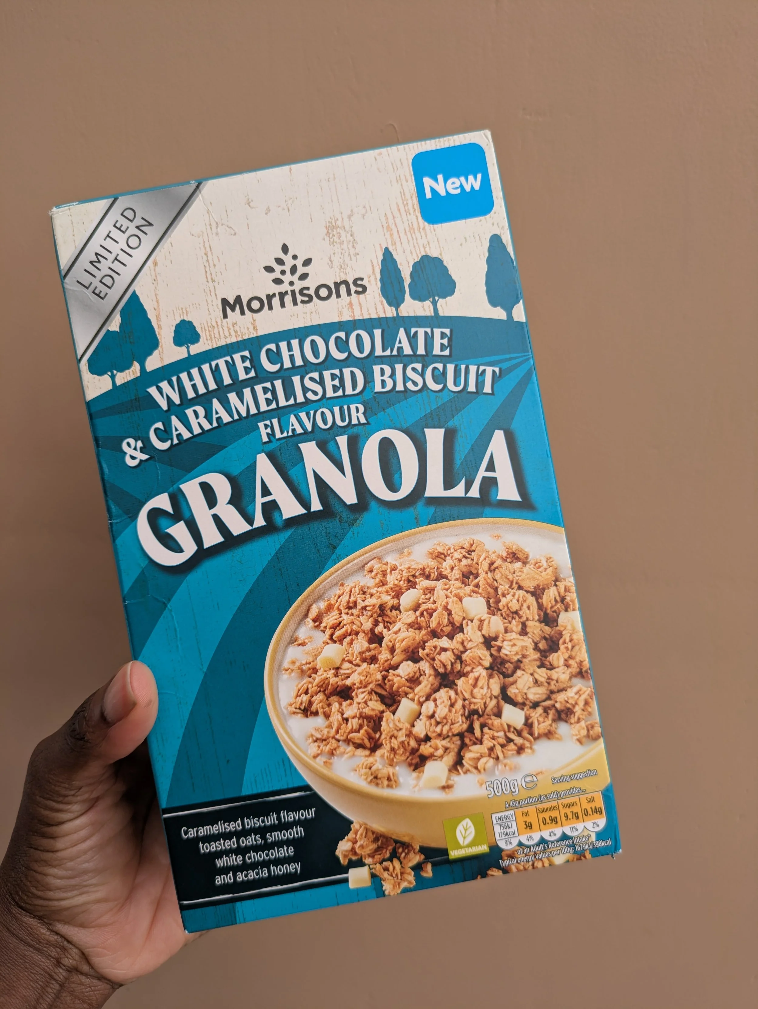 Morrisons White Chocolate and Caramalised Biscuit Granola