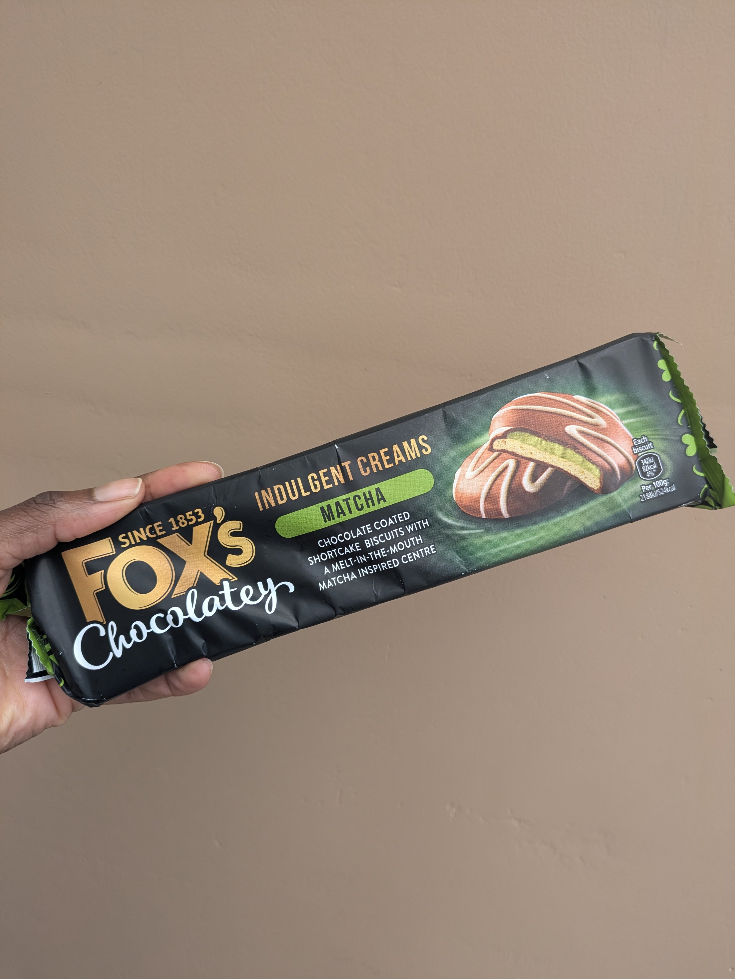 Fox’s Indulgent Creams: Matcha