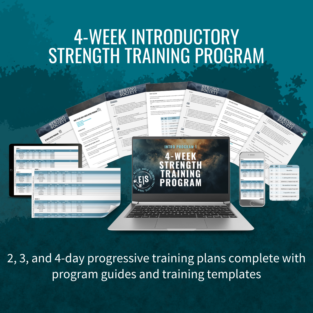 4-week introductory strength training program