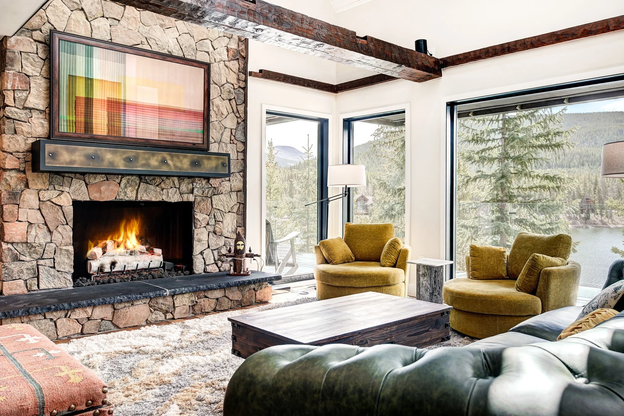 Blue River lakefront home Colorado