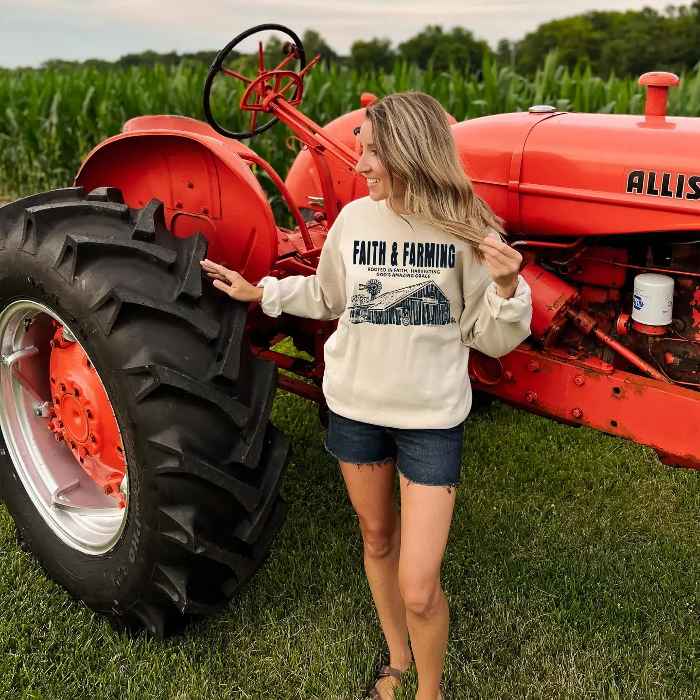 Faith & Farming Crewneck