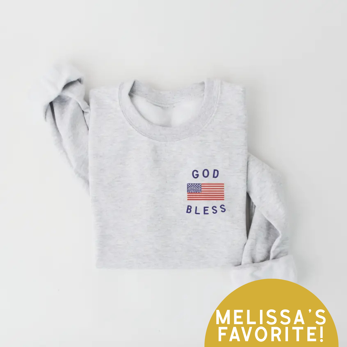 God Bless the USA crewneck