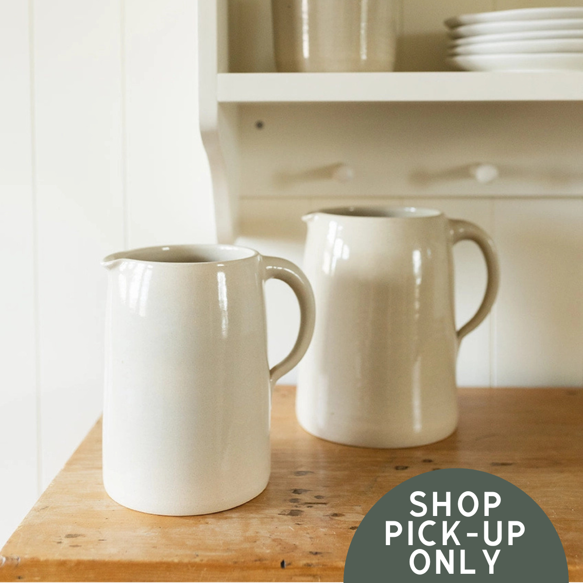 Stoneware Pitcher (half gallon)