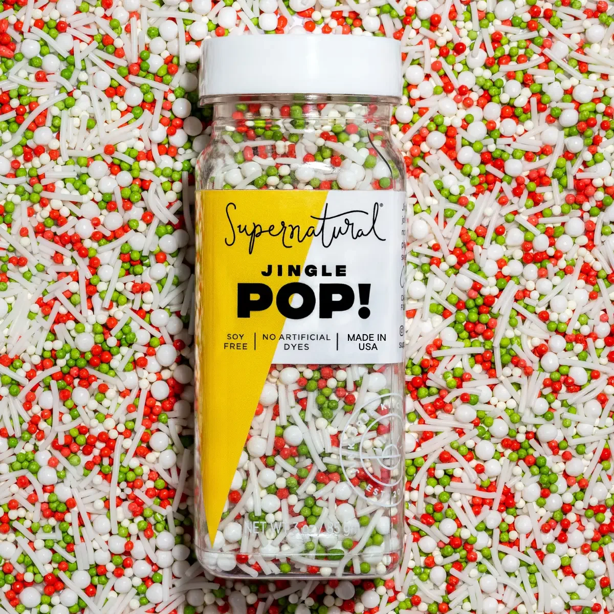 dye-free Jingle Pop! sprinkles