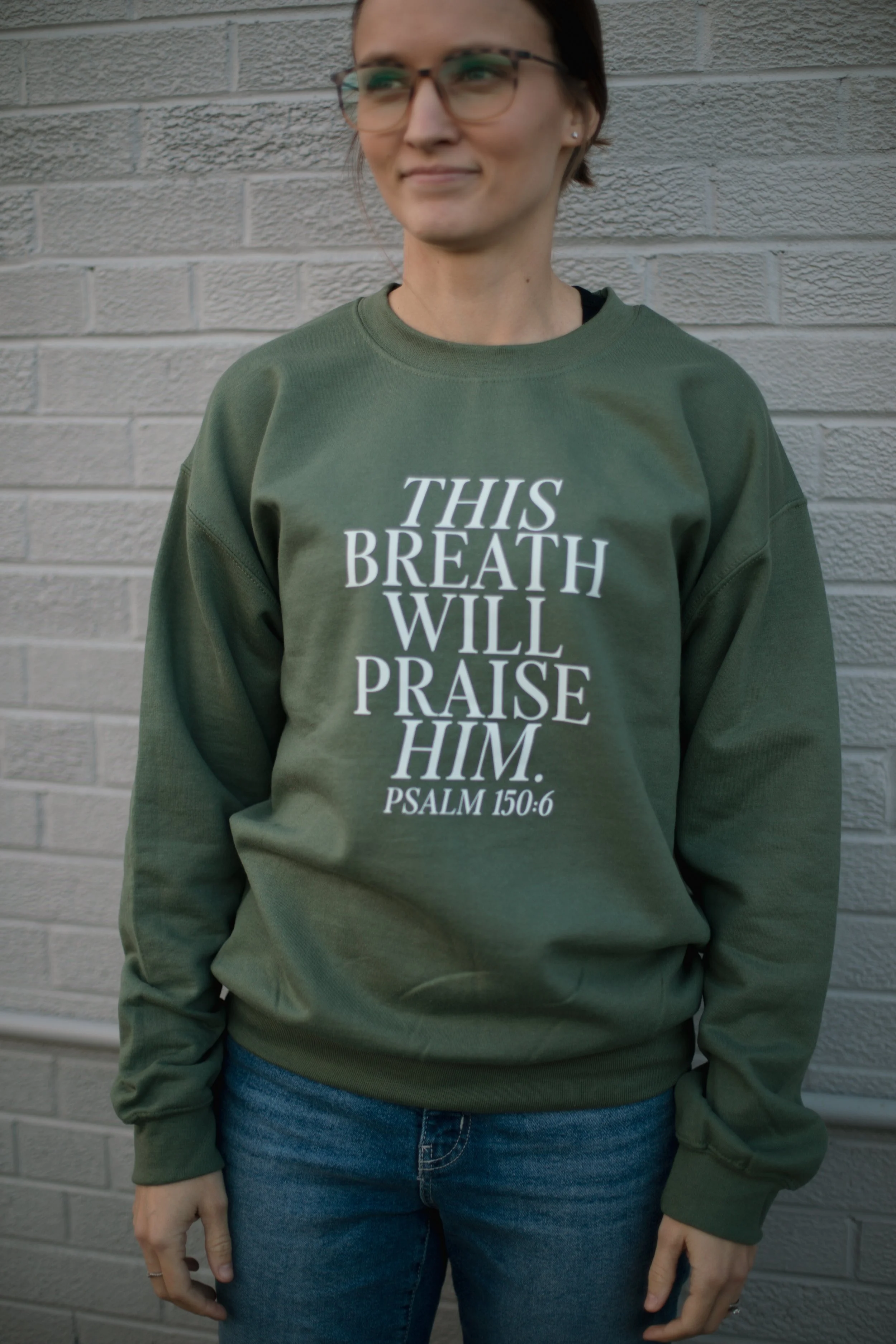 Every Breath Praise Him crewneck