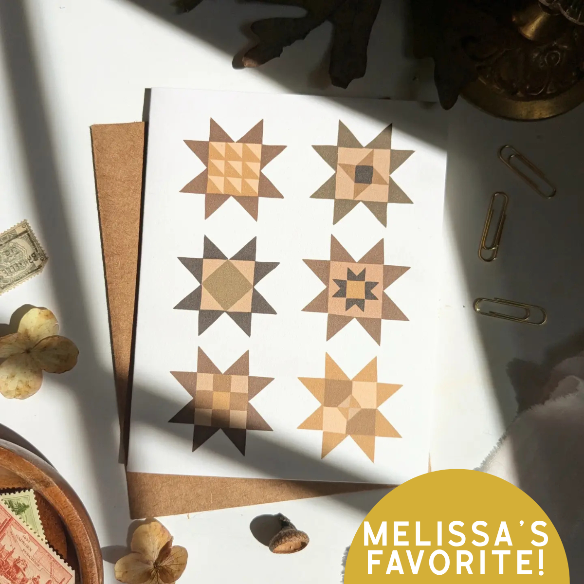 Quilt Block Greeting Cards (set of four)