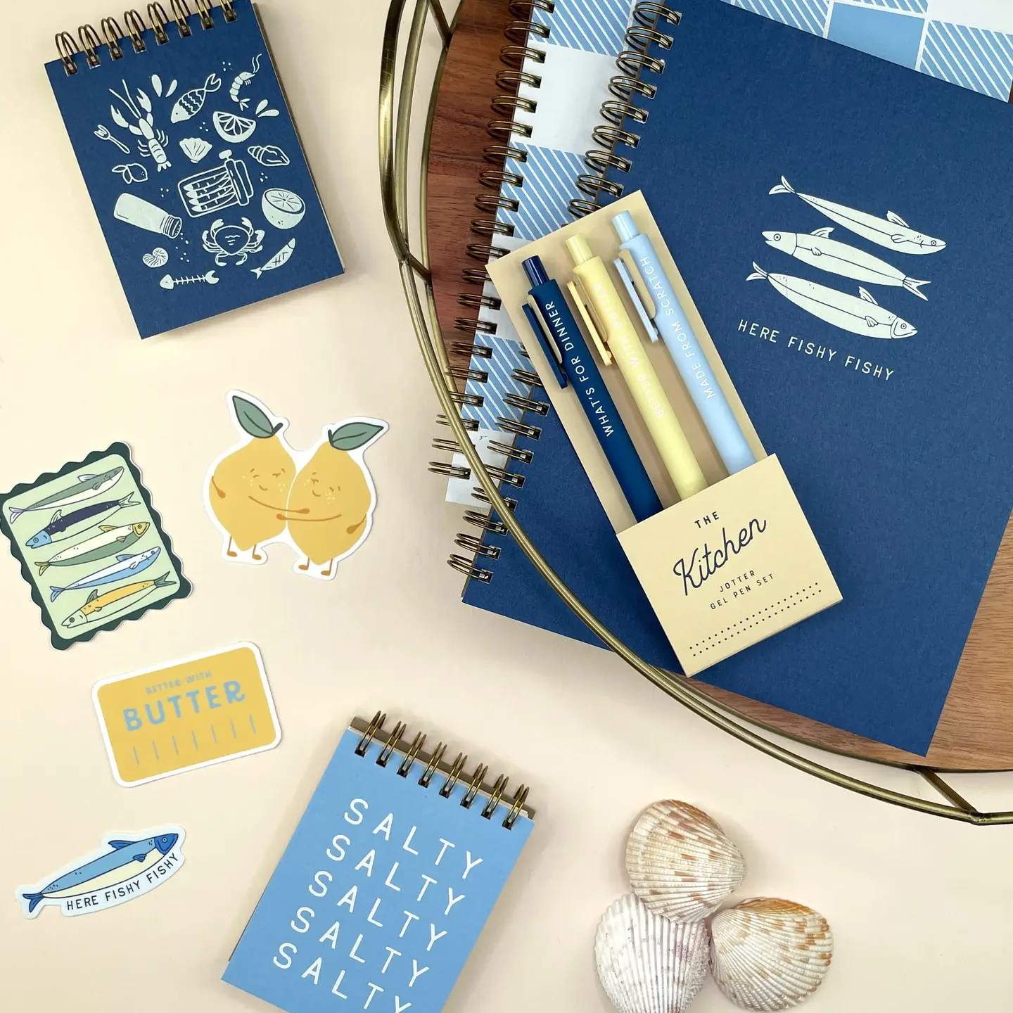 Kitchen Jotter Gel Pen Set