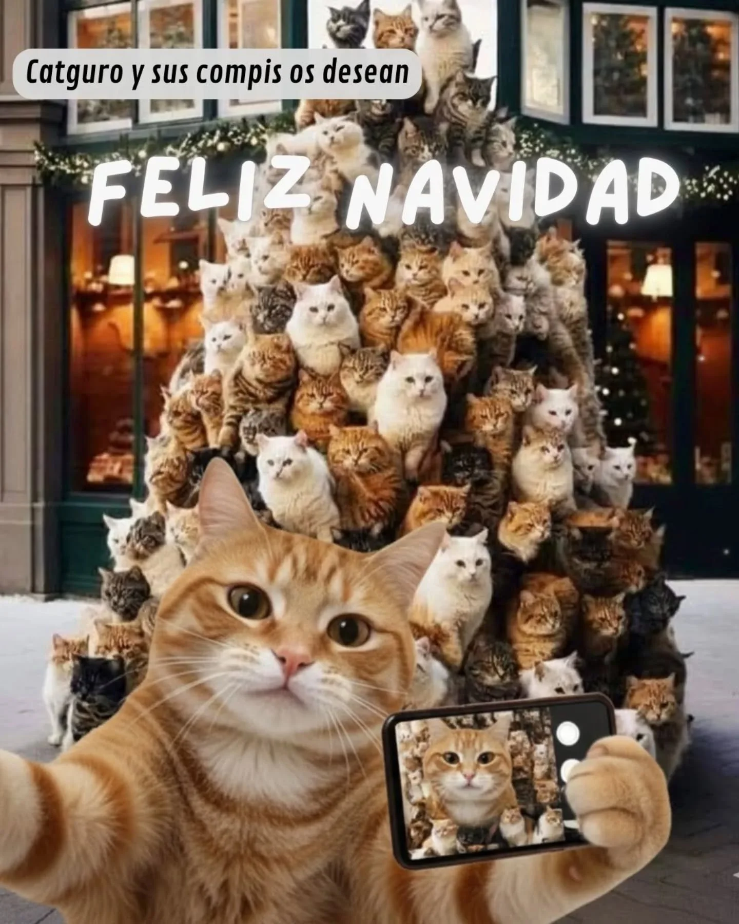 Dicen que el mejor regalo de Navidad no se encuentra bajo el &aacute;rbol, sino durmiendo pl&aacute;cidamente sobre el sof&aacute;.

As&iacute; que no hag&aacute;is mucho l&iacute;o esta noche, a ver si Pap&aacute; Noel os trae un zarpazo.

 &iexcl;F