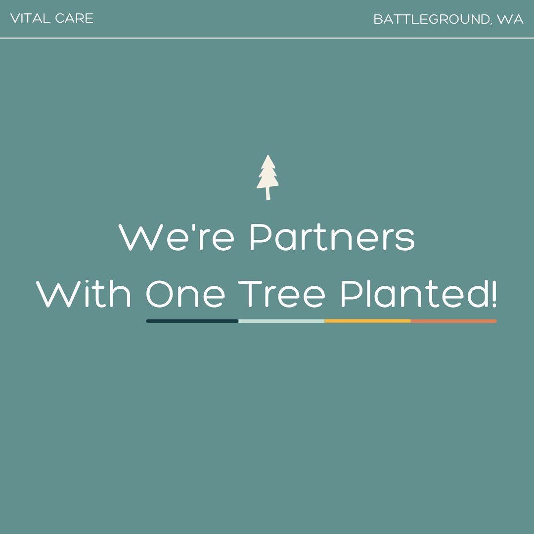 We&rsquo;re proud to be an @onetreeplanted partner

For every time you mention us in your stories or posts, we&rsquo;ll donate a tree! This is just another level of our commitment to provide a better experience here at Vital Care!

Just tag us and us