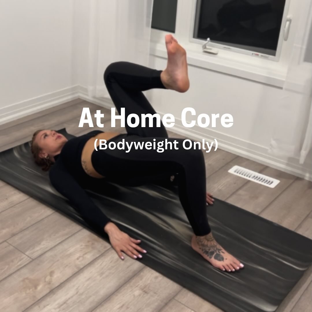 No equipment? No problem! 👇🏽

Swipe for some body weight only core movements that will help build strength and stability. 

You can&rsquo;t spot reduce fat but you can strengthen the abdominal muscles which will improve posture and prevent injury, 