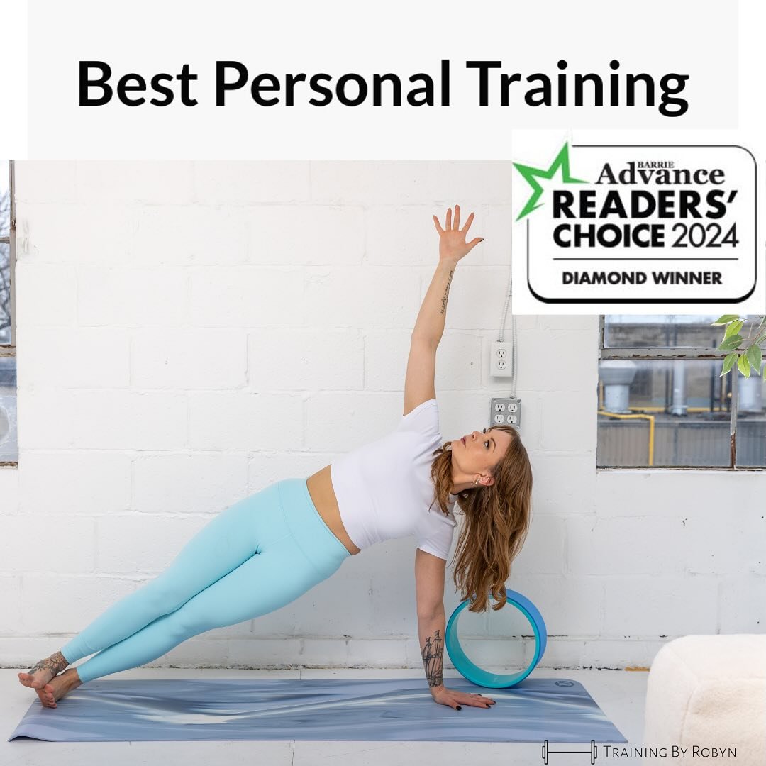 Grateful to be named Barrie’s Best Personal Trainer and for Best Personal Training in the 2024 Readers’ Choice Awards! πβ¨
Thank you to my amazing clients and supporters for making this journey so rewarding. Here’s to another year