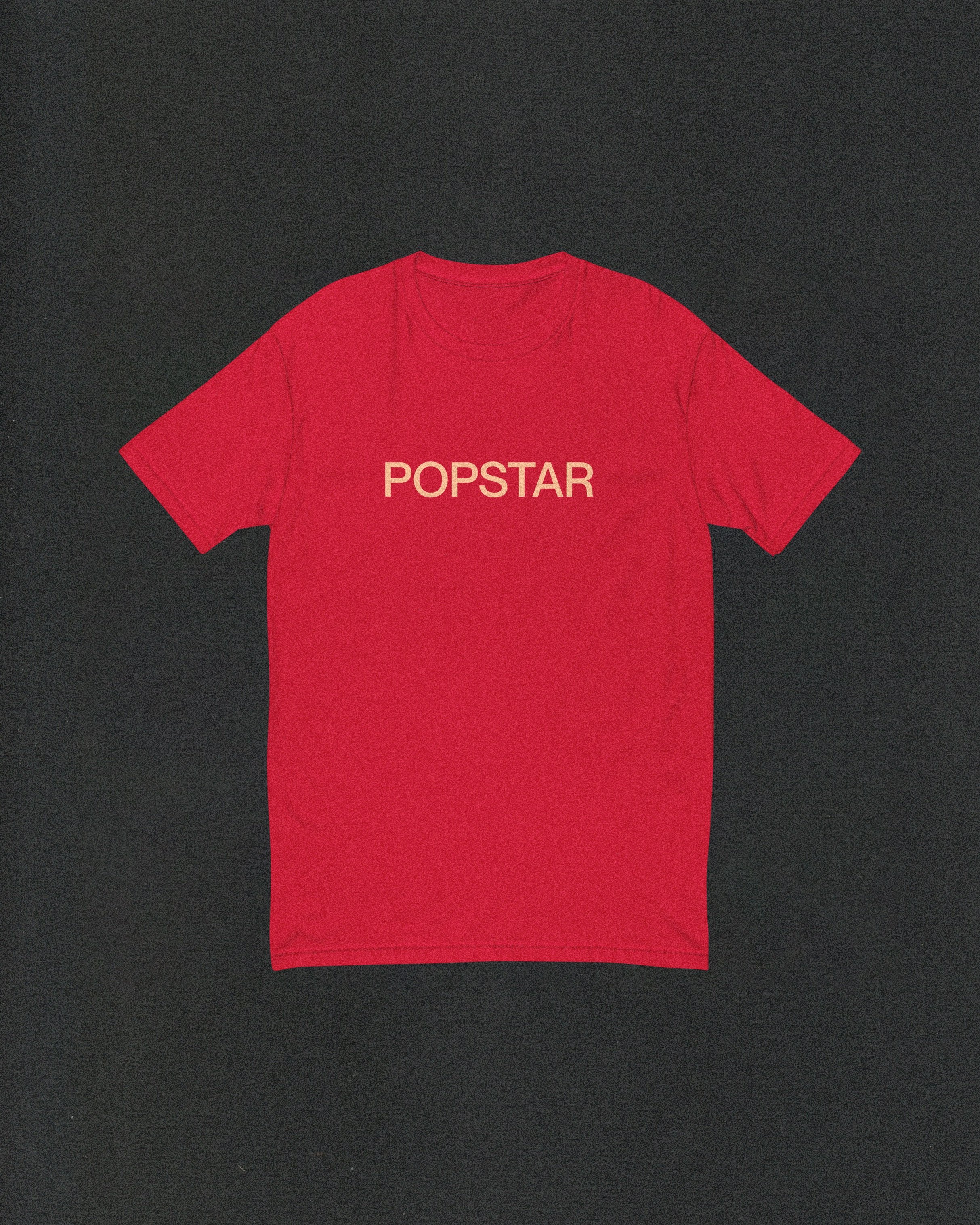 POPSTAR FITTED T-SHIRT