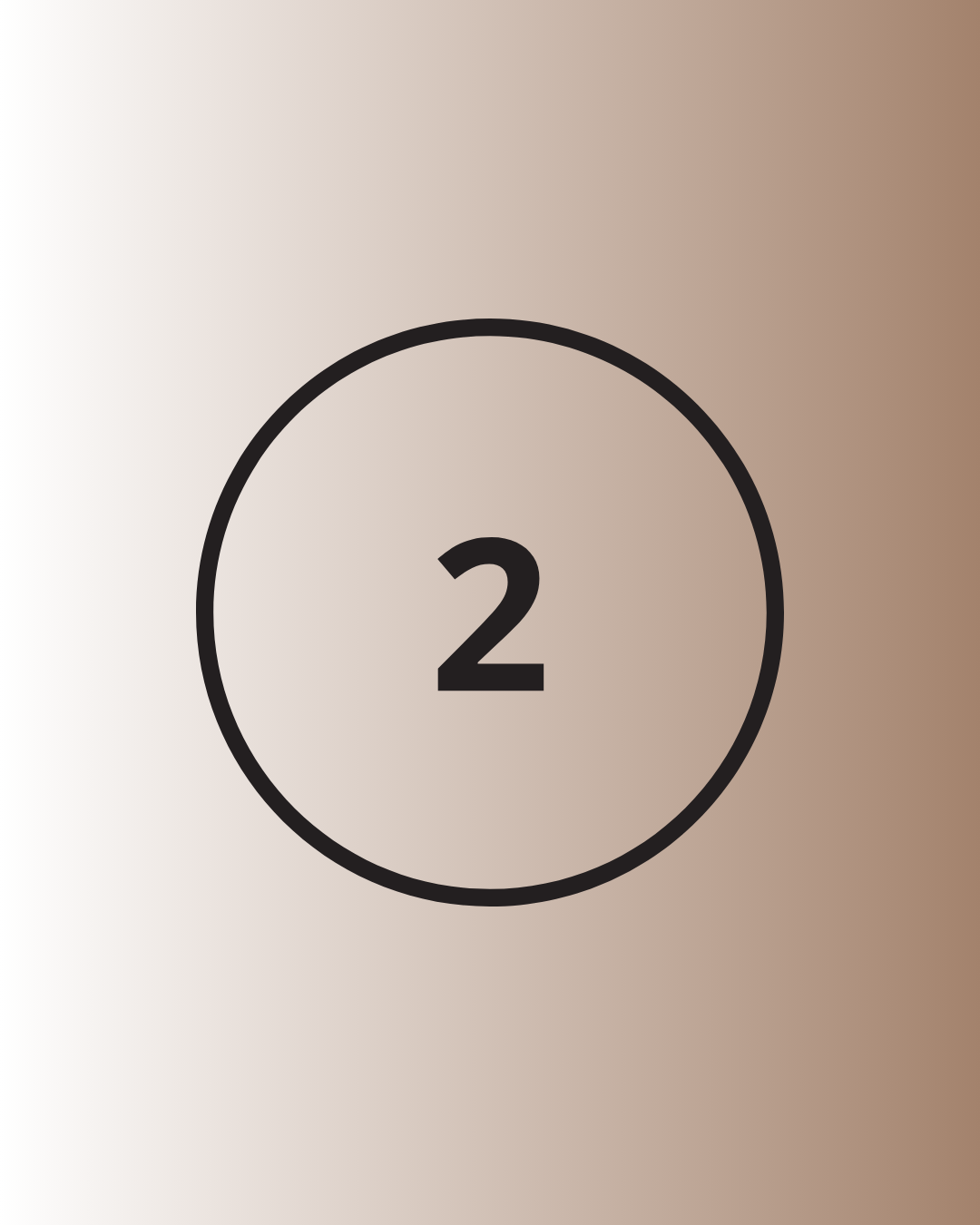 Elevator button with the number 2.