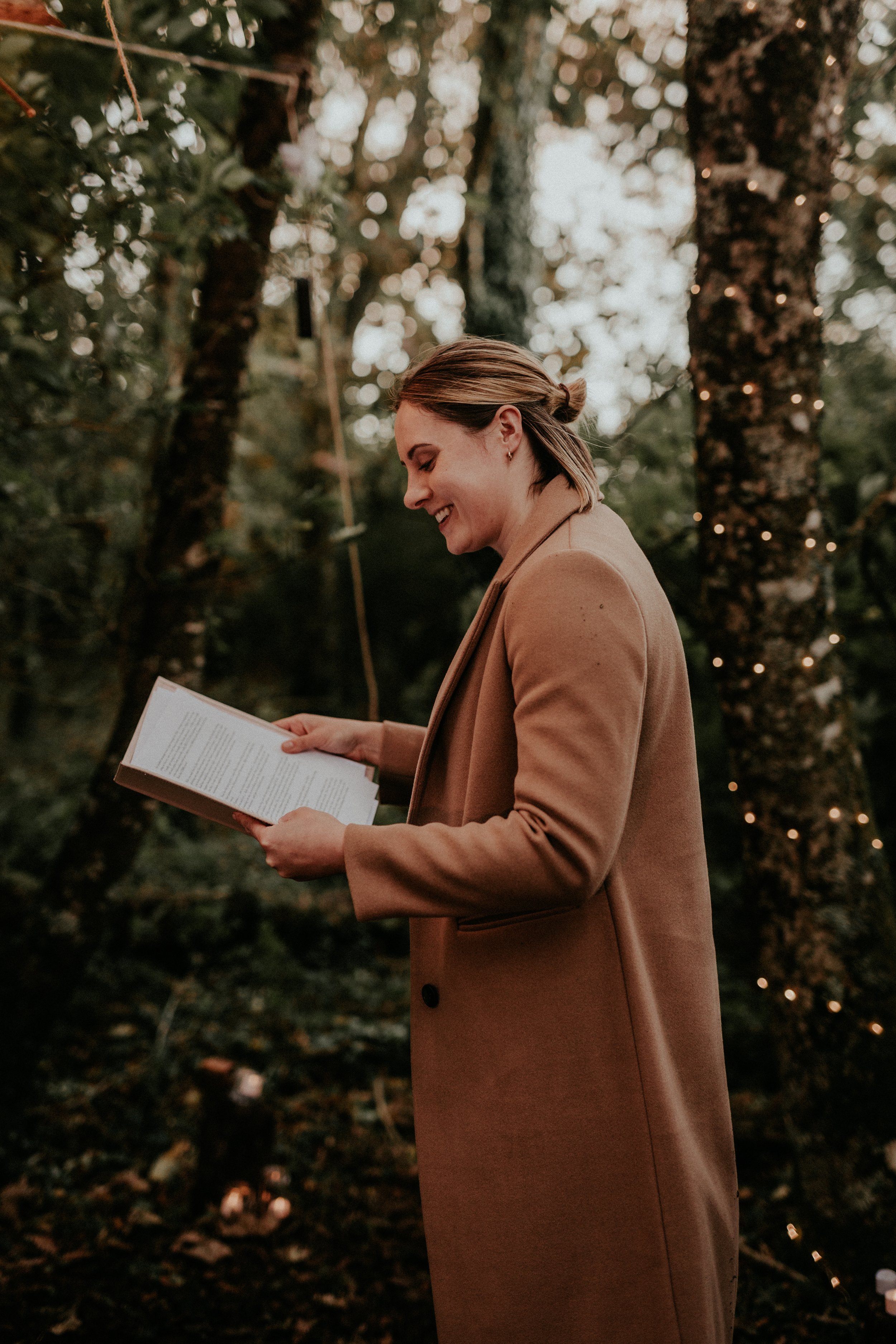 Woodland Ceremony: Photo by Olivia Rossi