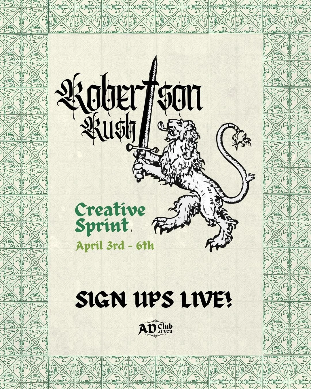 What&rsquo;s better than creative problem solving? A whole weekend of it. Robertson Rush is our annual weekend-long creative sprint where you have the opportunity to work on a real brand problem while you&rsquo;re still in undergrad. 

Whether you&rs
