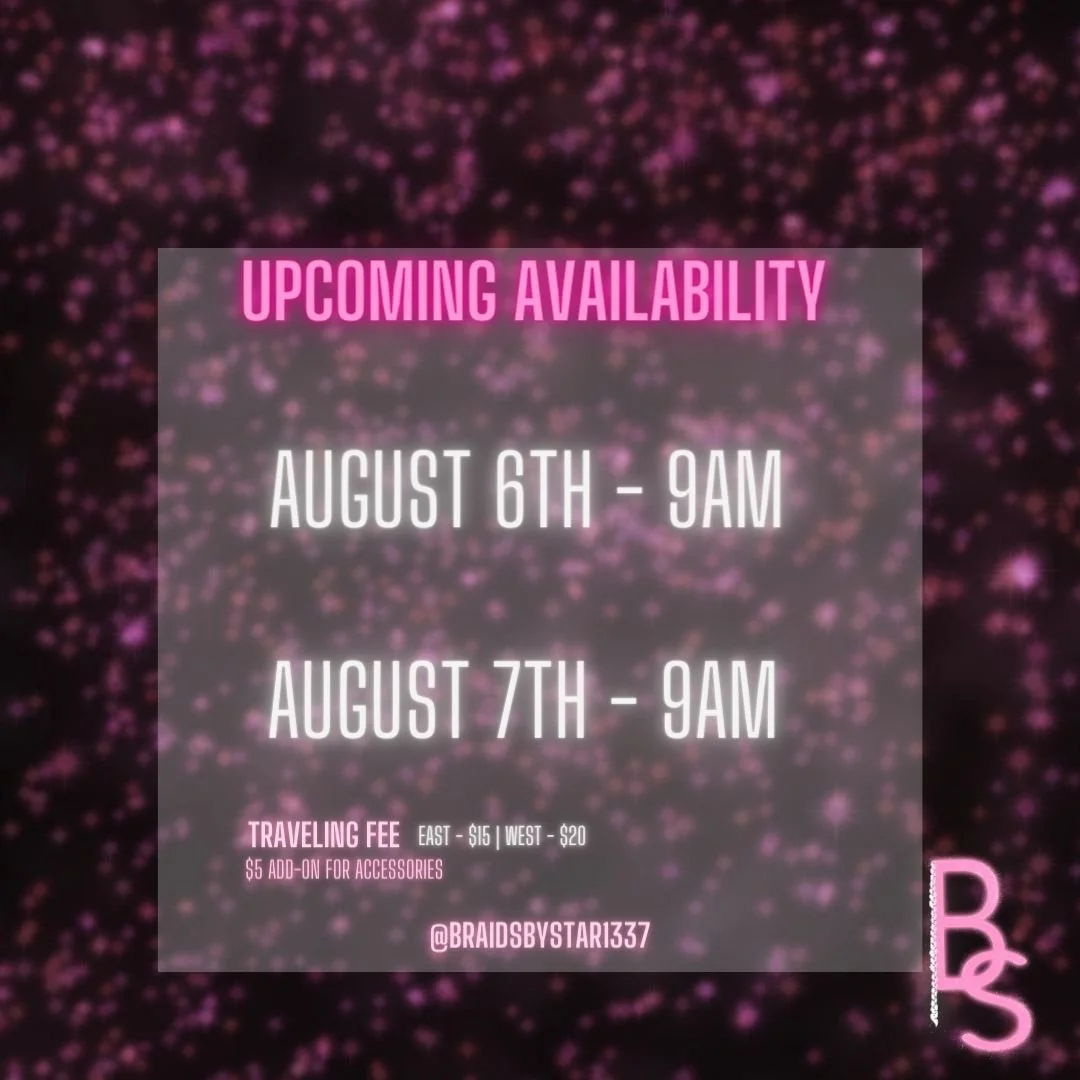 Appointment Availability Flyer.JPG