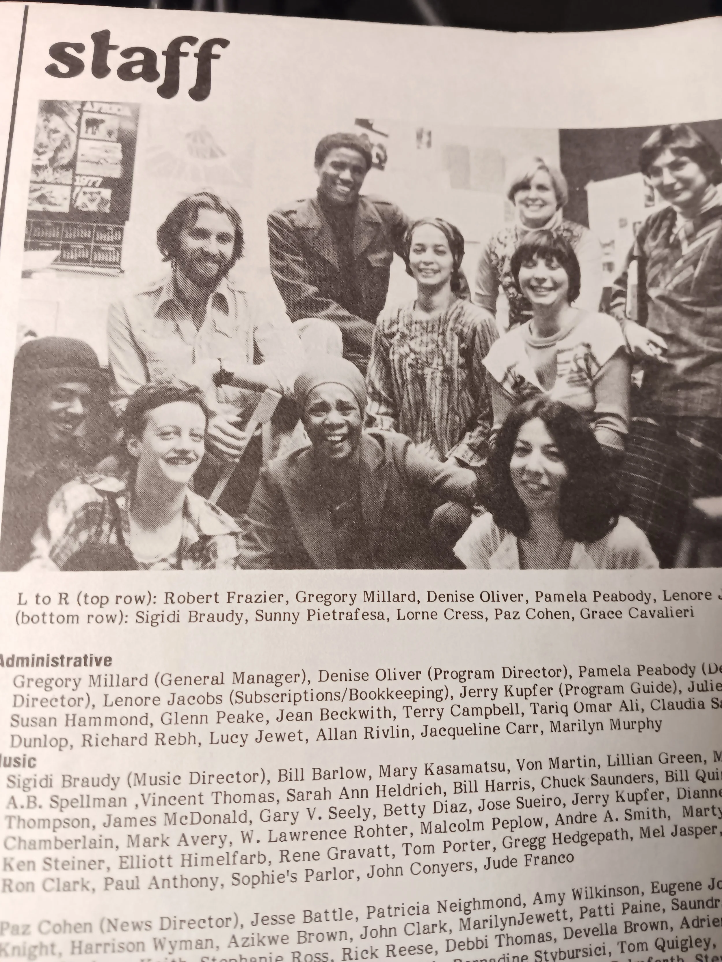 Open the Vault: Fifty Years of WPFW, In Your Hands
