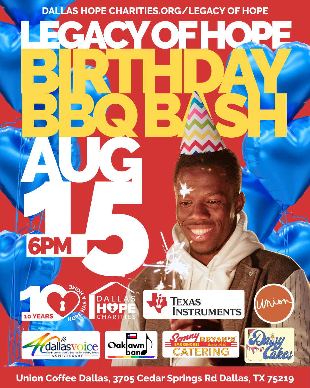Dallas Hope Charities’ 10th Birthday BBQ Bash