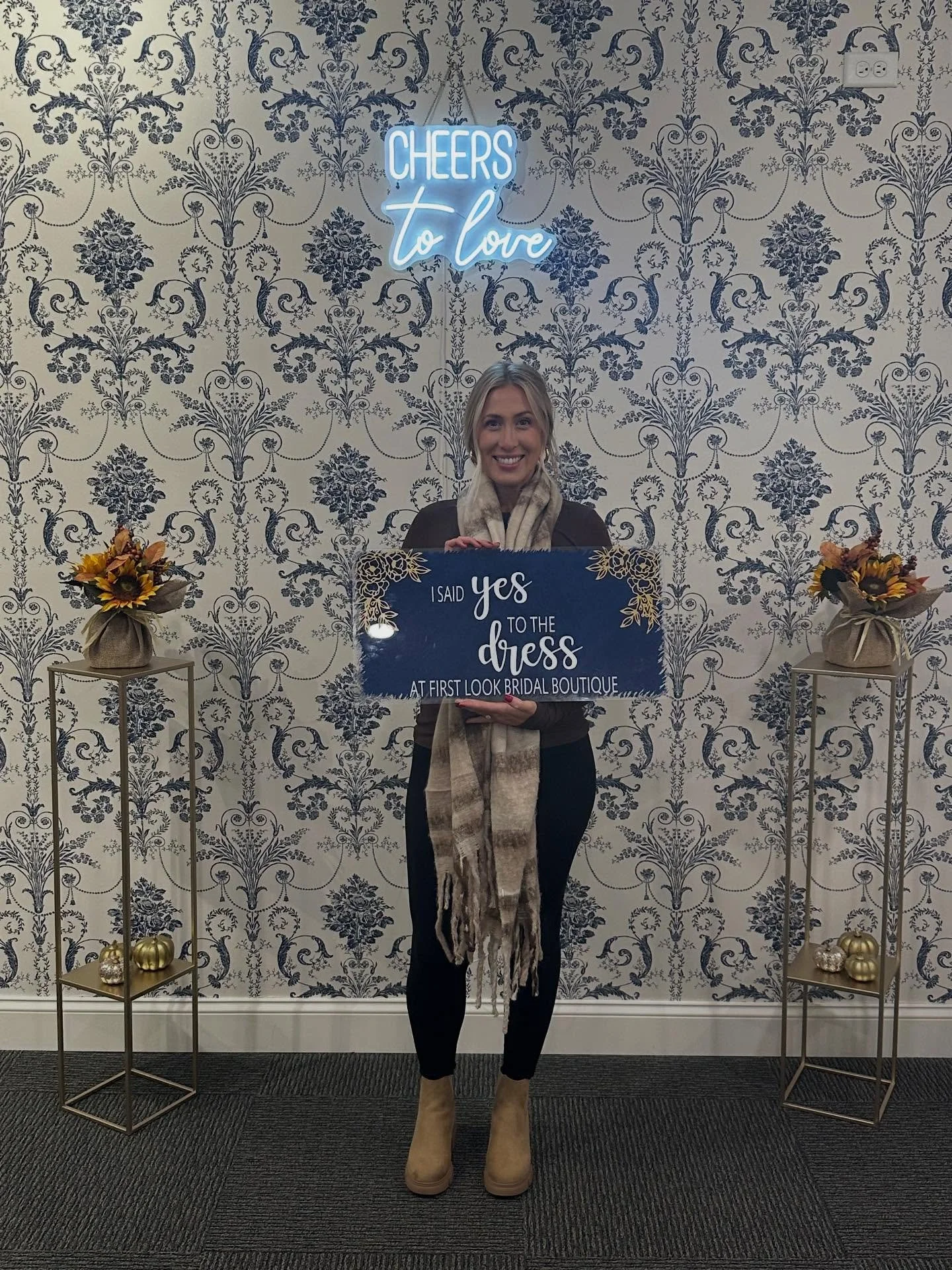She found her dream dress! A massive congratulations to Kaylee on finding THE ONE! We are thrilled to have helped you say yes! 🩷🥂🥳 #itsloveatfirstlook #weddings #bride #yestothedress
