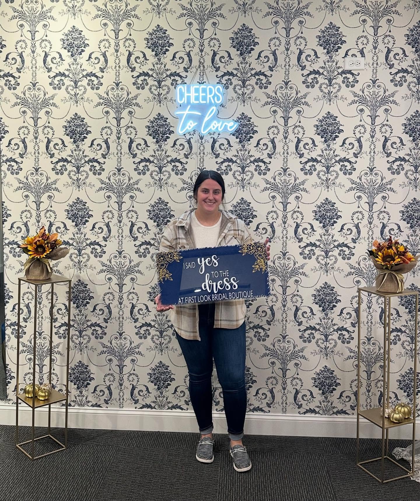 Madi found THE ONE! 💍 We couldn&rsquo;t be happier for this beautiful bride-to-be! Thank you for supporting First Look! 💙✨ #ItsLoveAtFirstLook #wedding #bridetobe