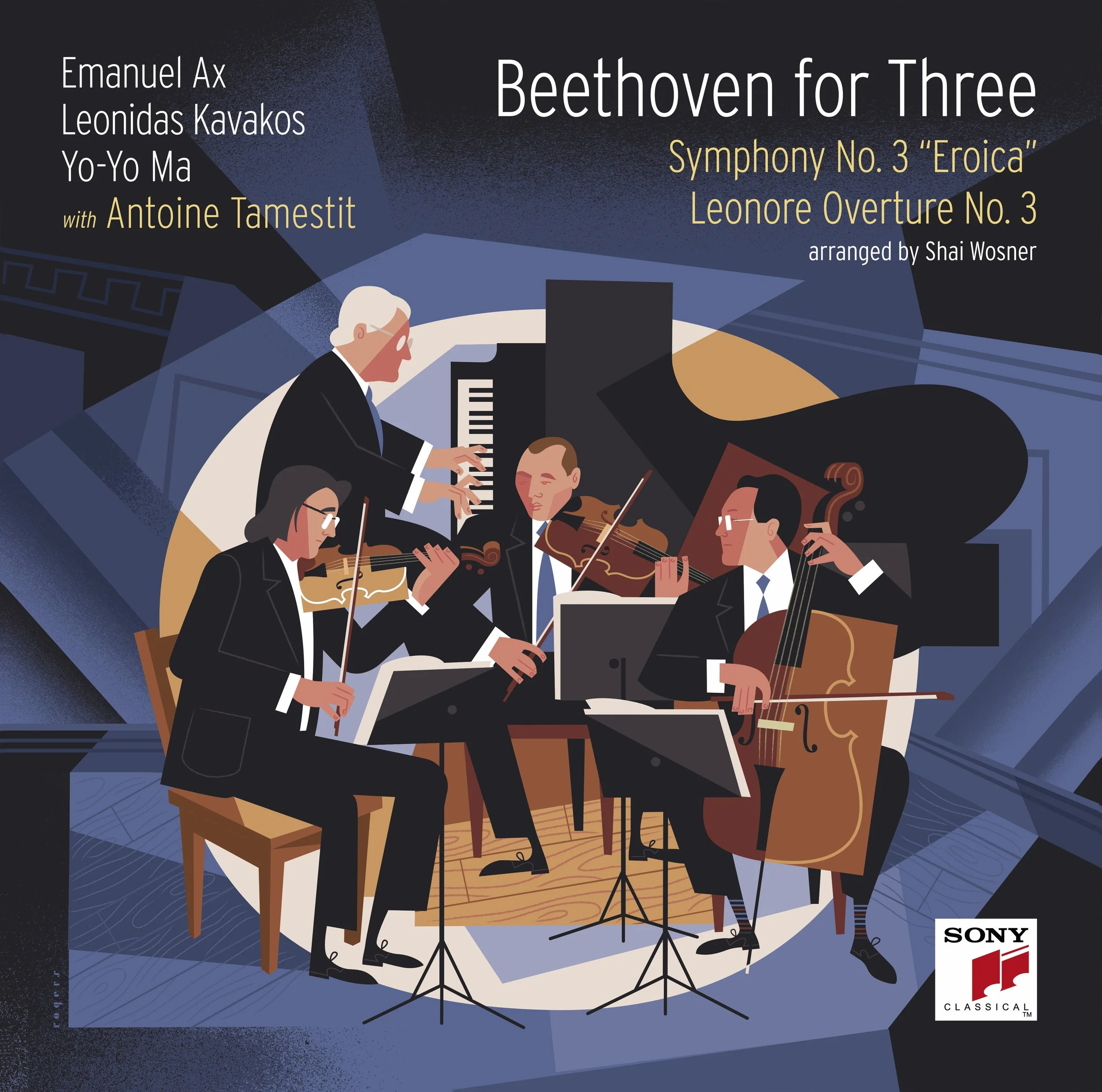Aug. 28: Emanuel Ax, Leonidas Kavakos, and Yo-Yo Ma Announce Fifth Album in Beethoven For Three Series on Sony Classical
