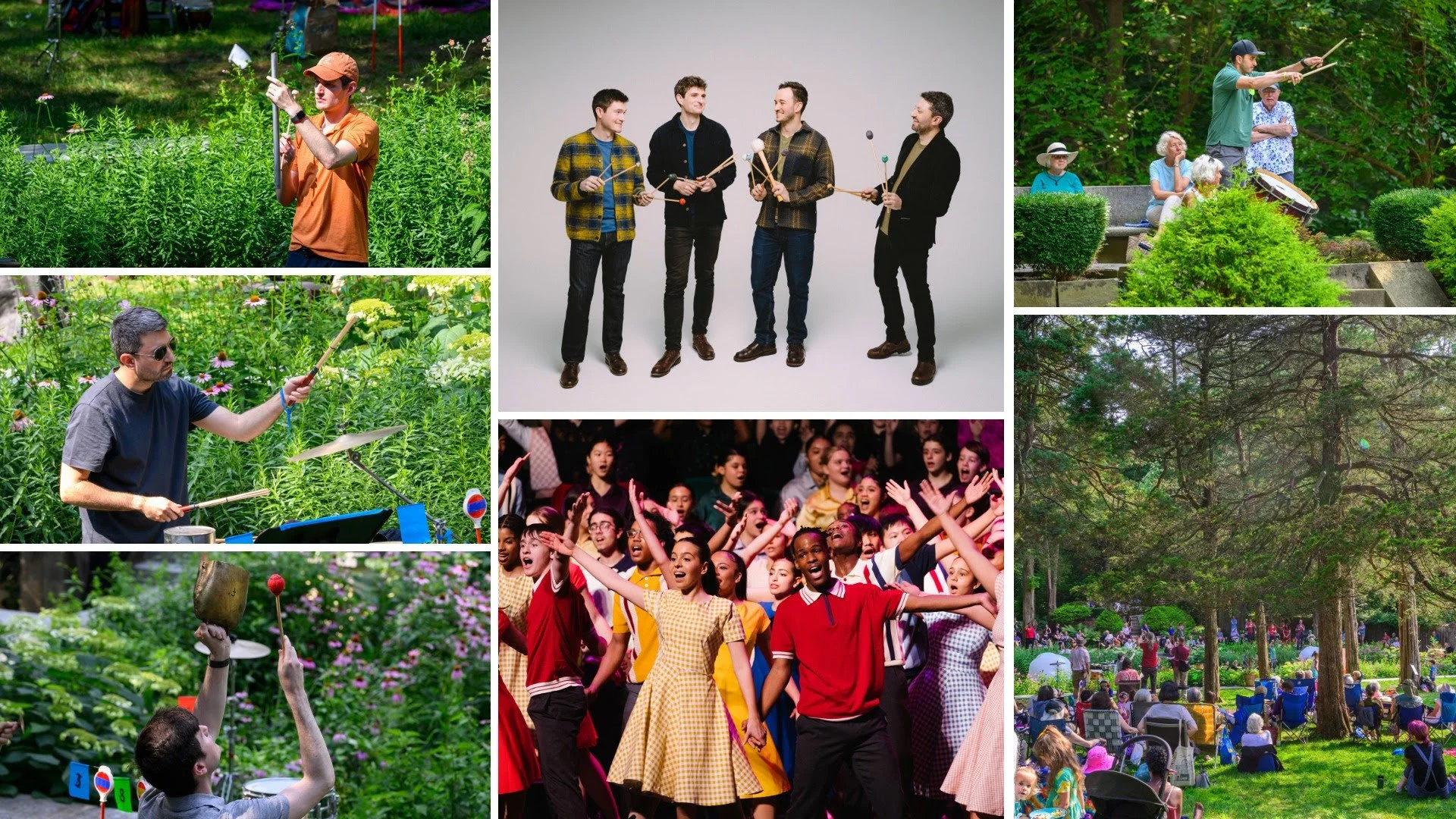 July 19 at Caramoor: Free, Immersive Outdoor Premiere by Christopher Cerrone, Sandbox Percussion &amp; the Young People's Chorus of NYC