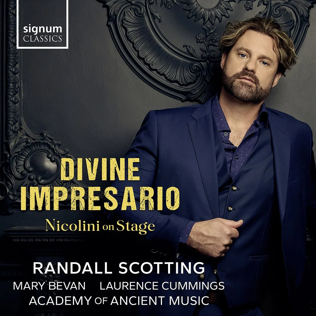 March 13: Countertenor Randall Scotting Releases New Album Divine Impresario: Nicolini on Stage - Includes Nine Works Recorded for the First Time