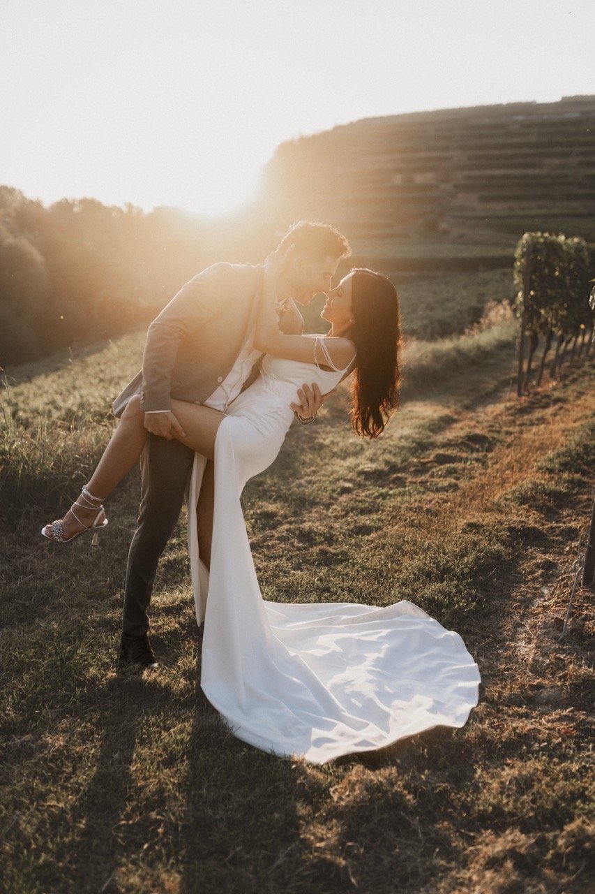 Sunsetshooting Hochzeit