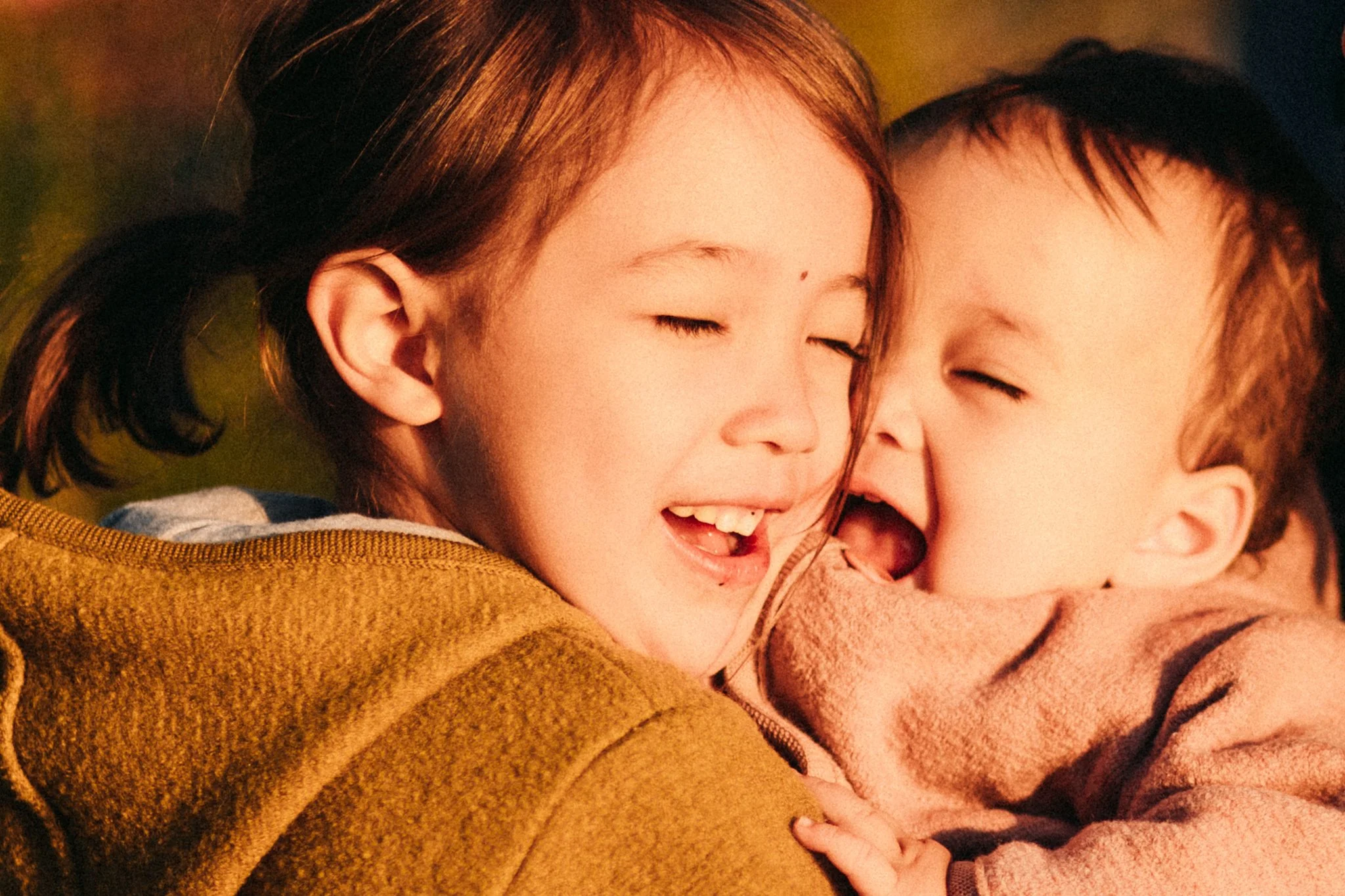 Kinder im Herbst in Berlin