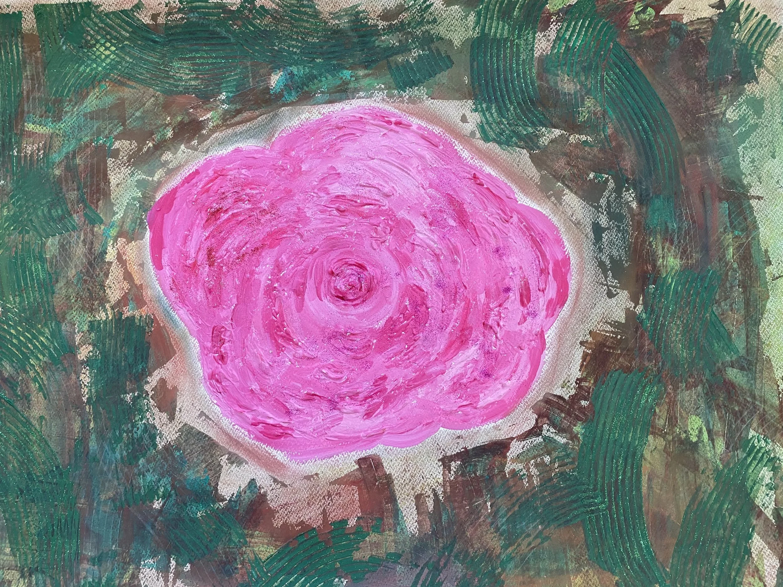 Mixed media auf Papier, 70*50 cm
