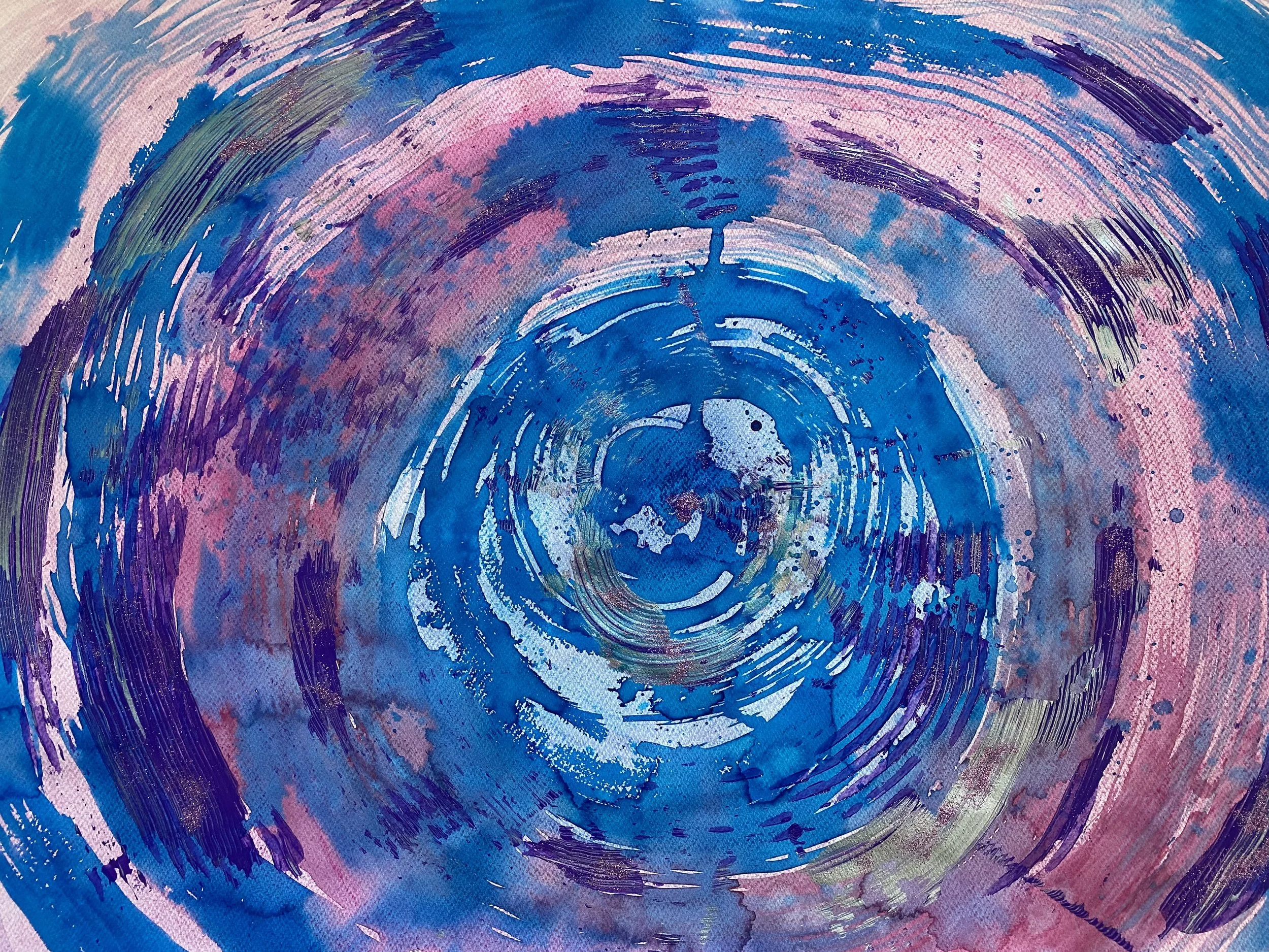 Mixed media auf Papier, 70*50 cm