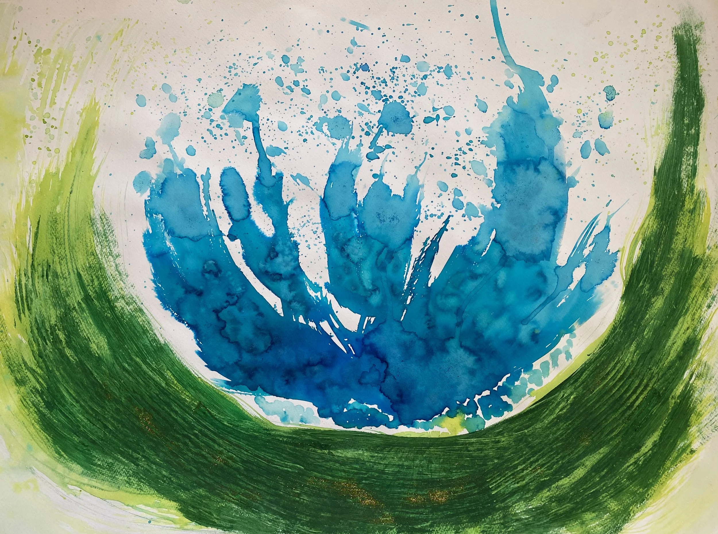 Gouache auf Papier, 70*50 cm