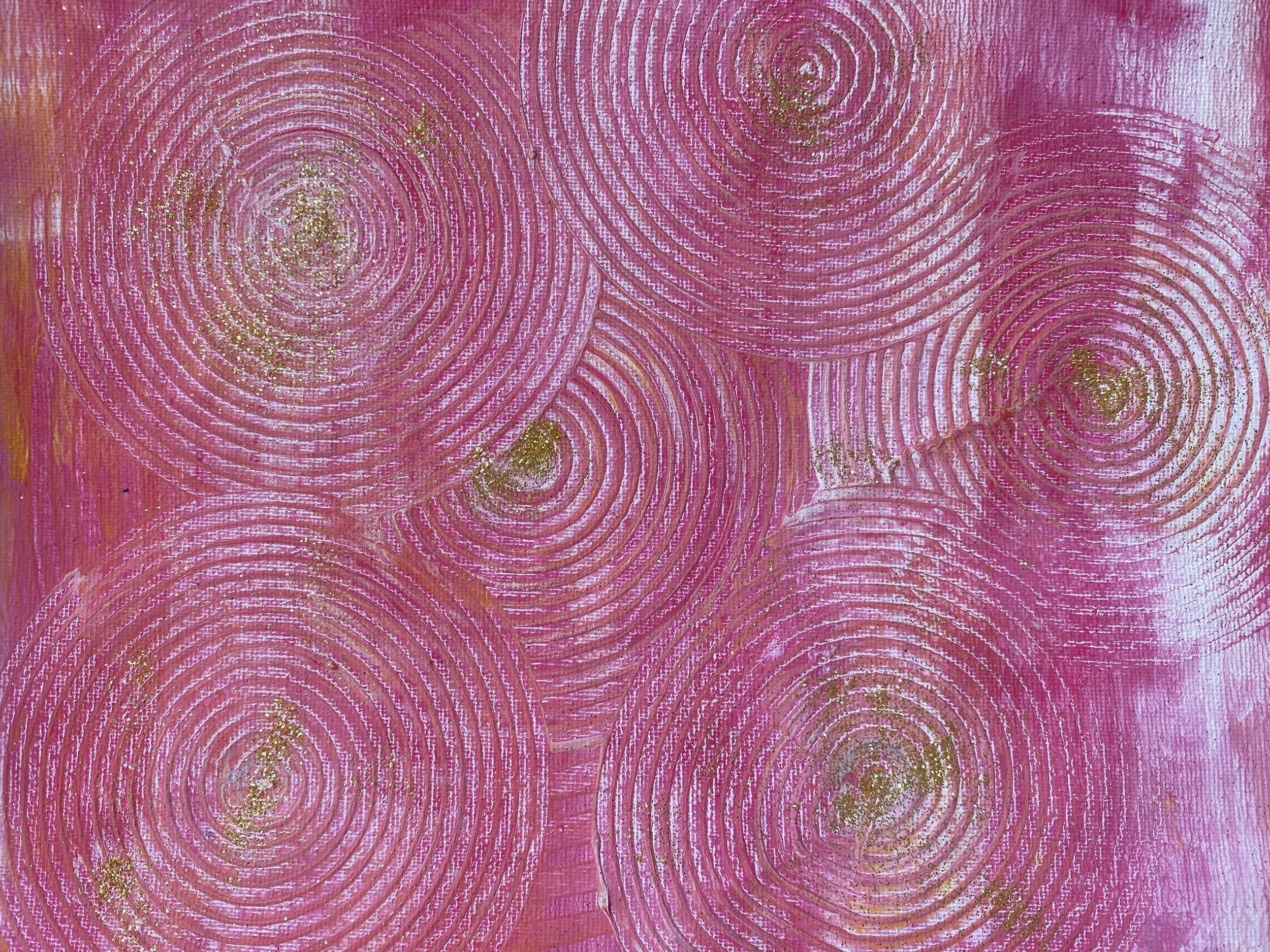 Mixed media auf Canvas Papier, A4