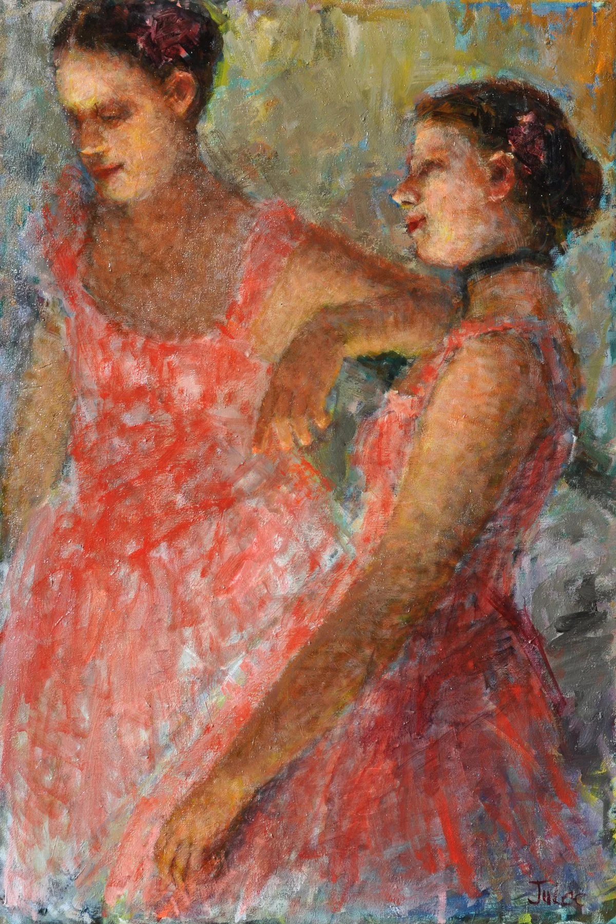 Two Dancers 30x20