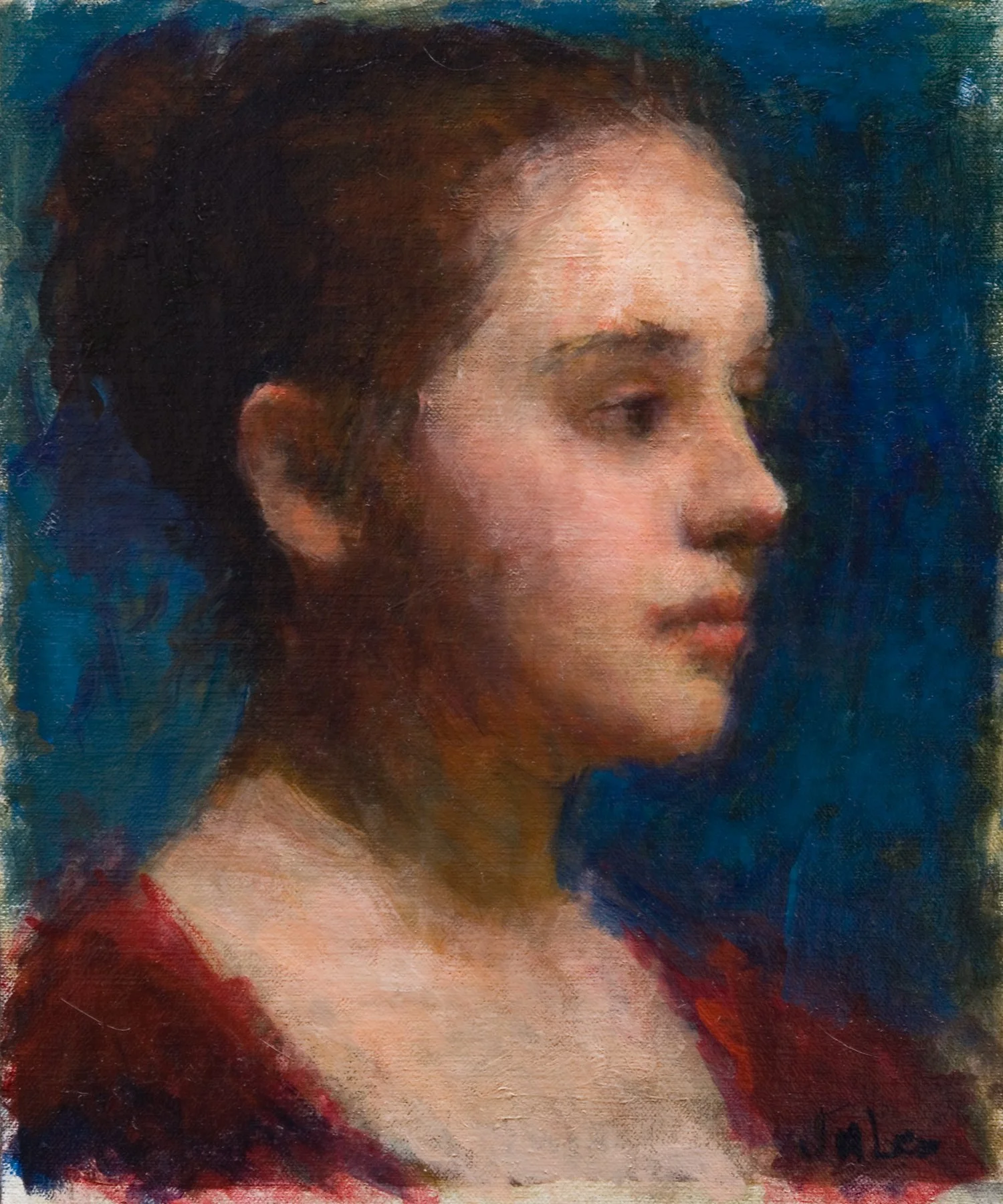 Portrait of a Young Girl 10x12