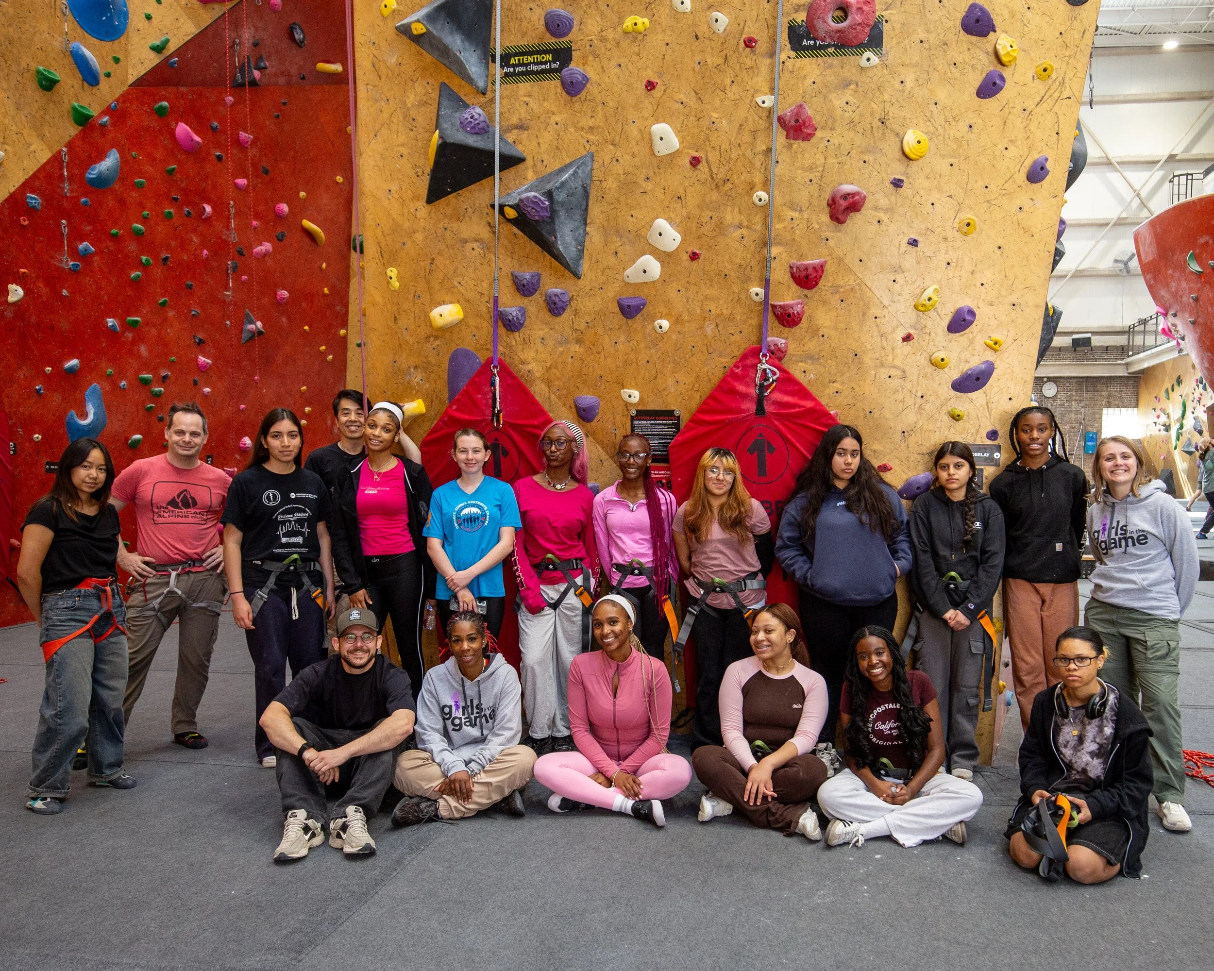 Girls in the Game: Intro to Rock Climbing