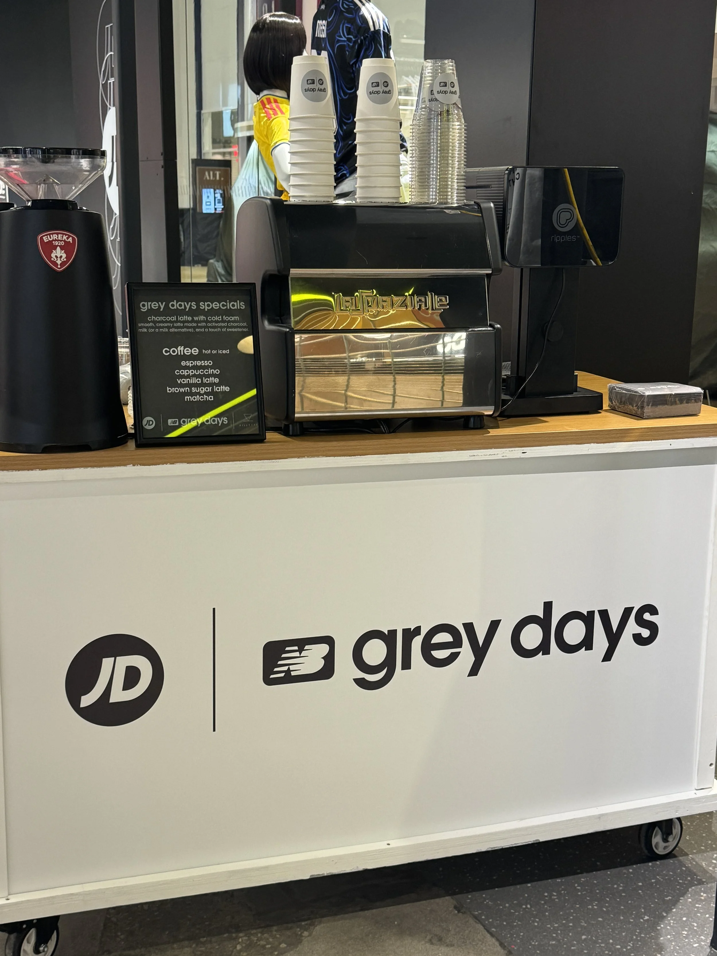 Experiential Coffee Catering for Retail Pop-Up Events