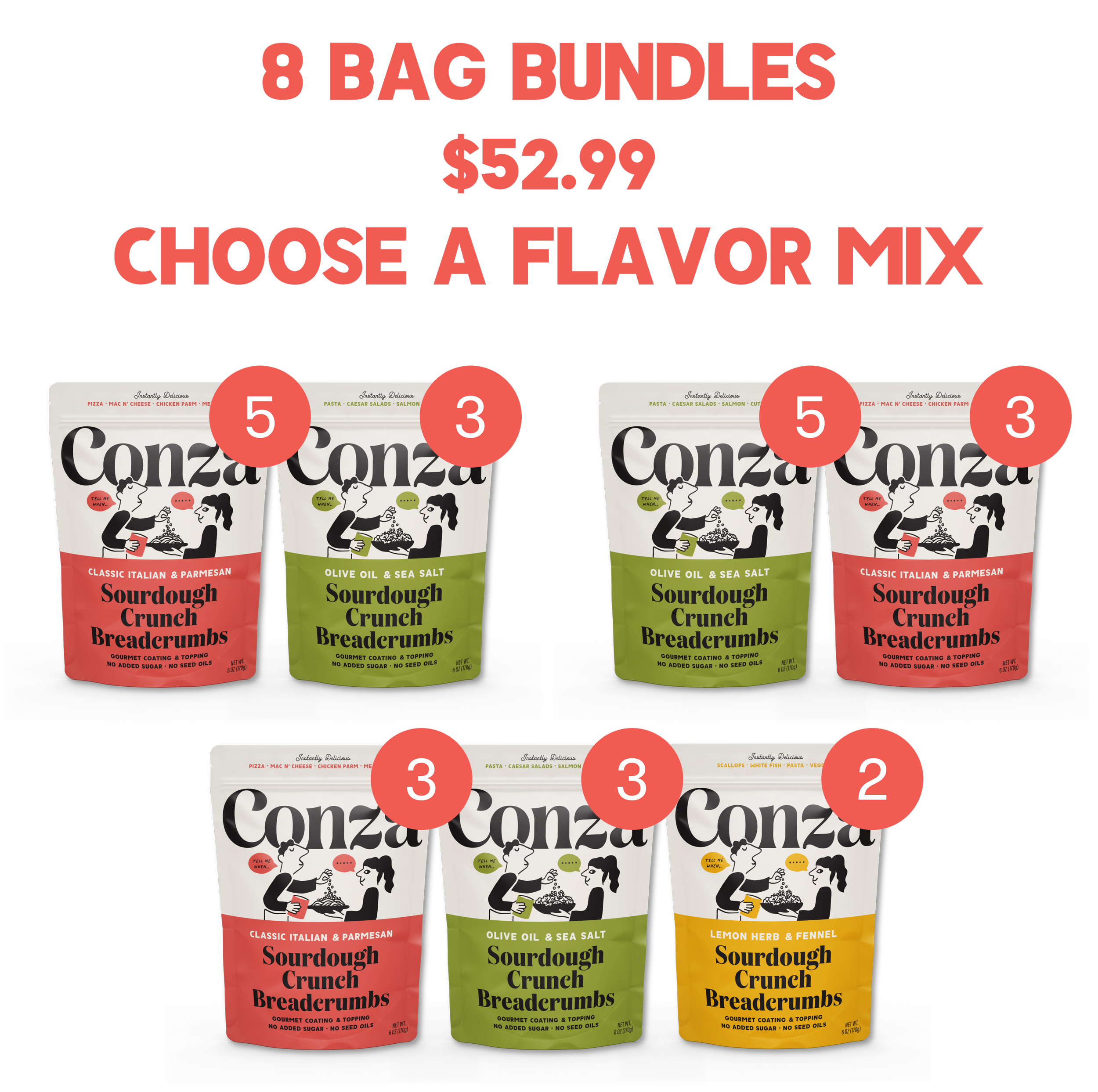 8 Bag Bundles