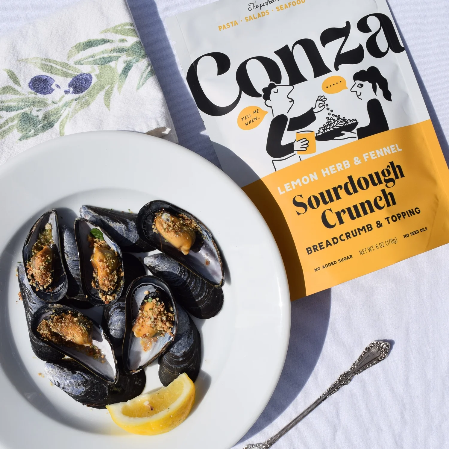 Conza Sourdough Crunch Breadcrumb and Topping. Crumb with us.
