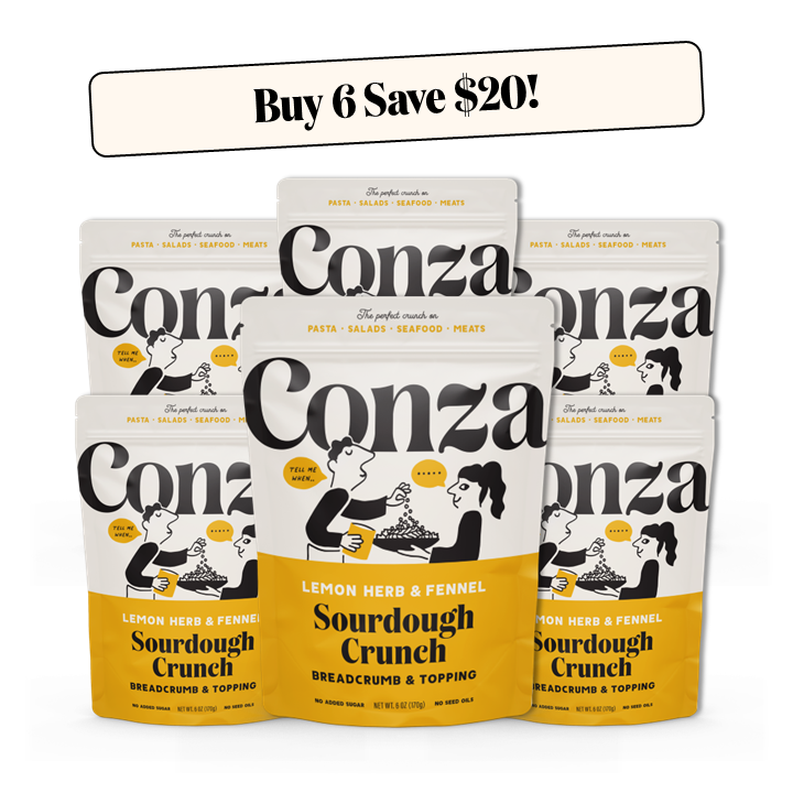 6 Pack - Lemon Herb & Fennel Seed Large 6oz