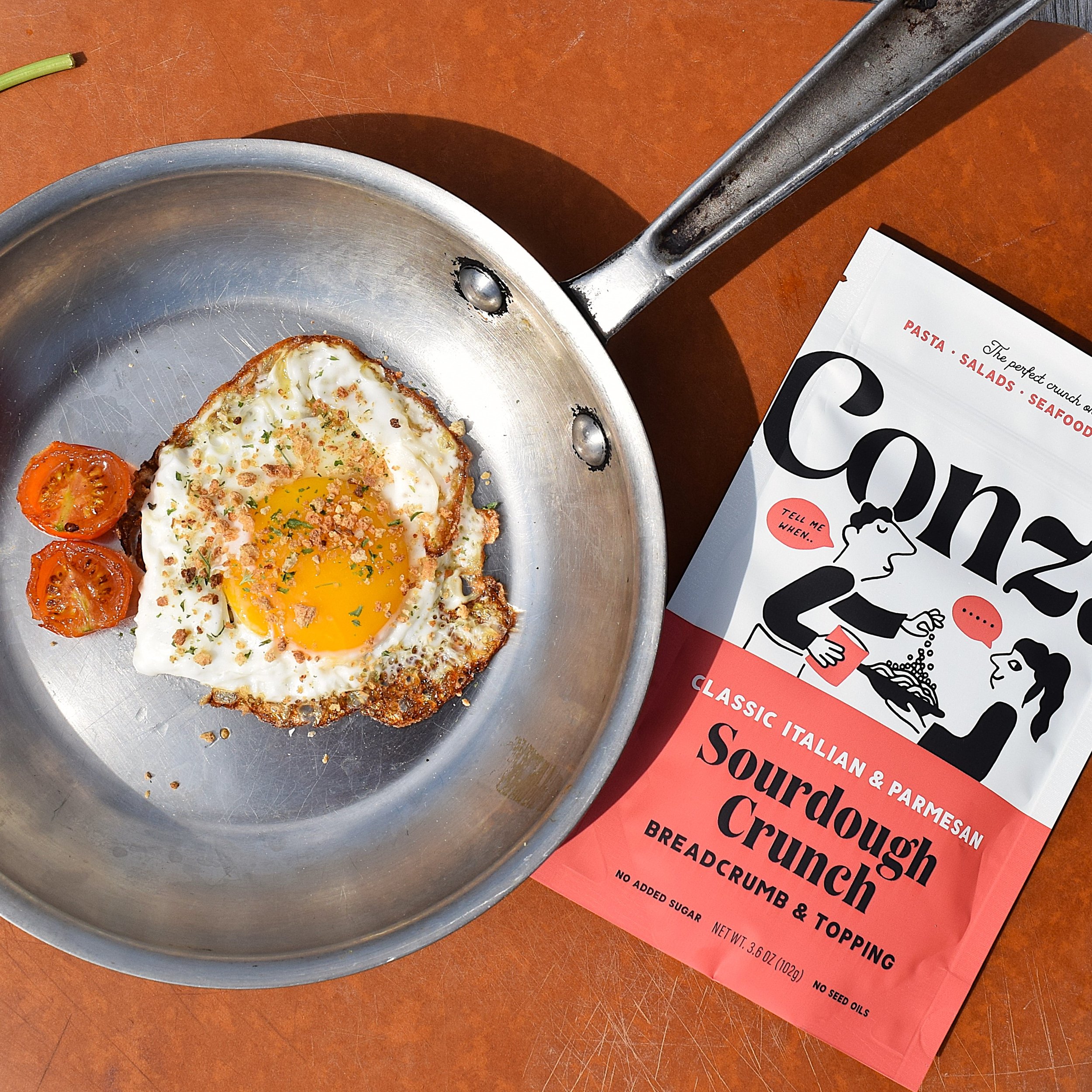 Conza Sourdough Crunch Breadcrumb and Topping. Crumb with us.