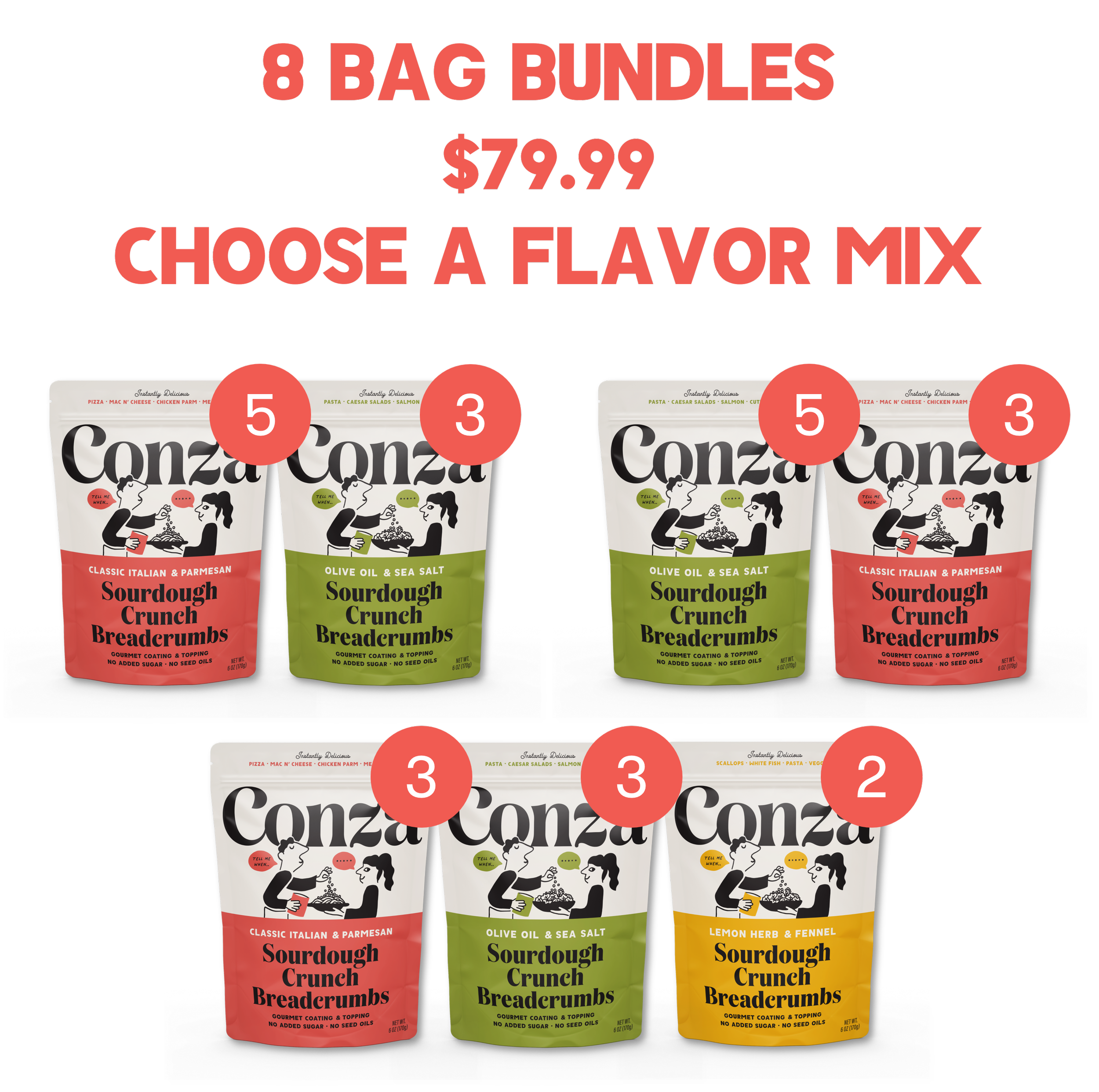 8 Bag Bundles