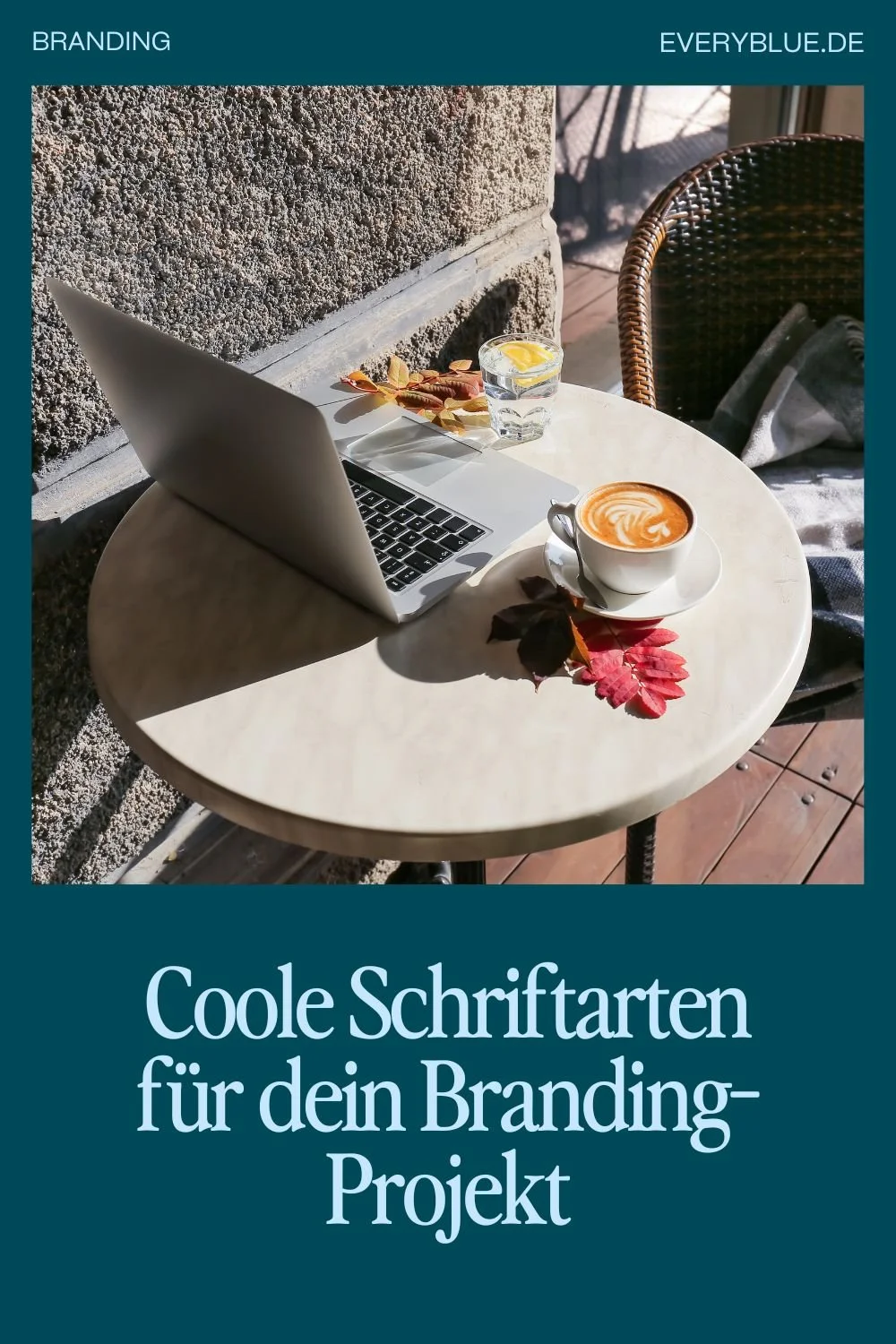 Coole Schriftarten Branding Projekt