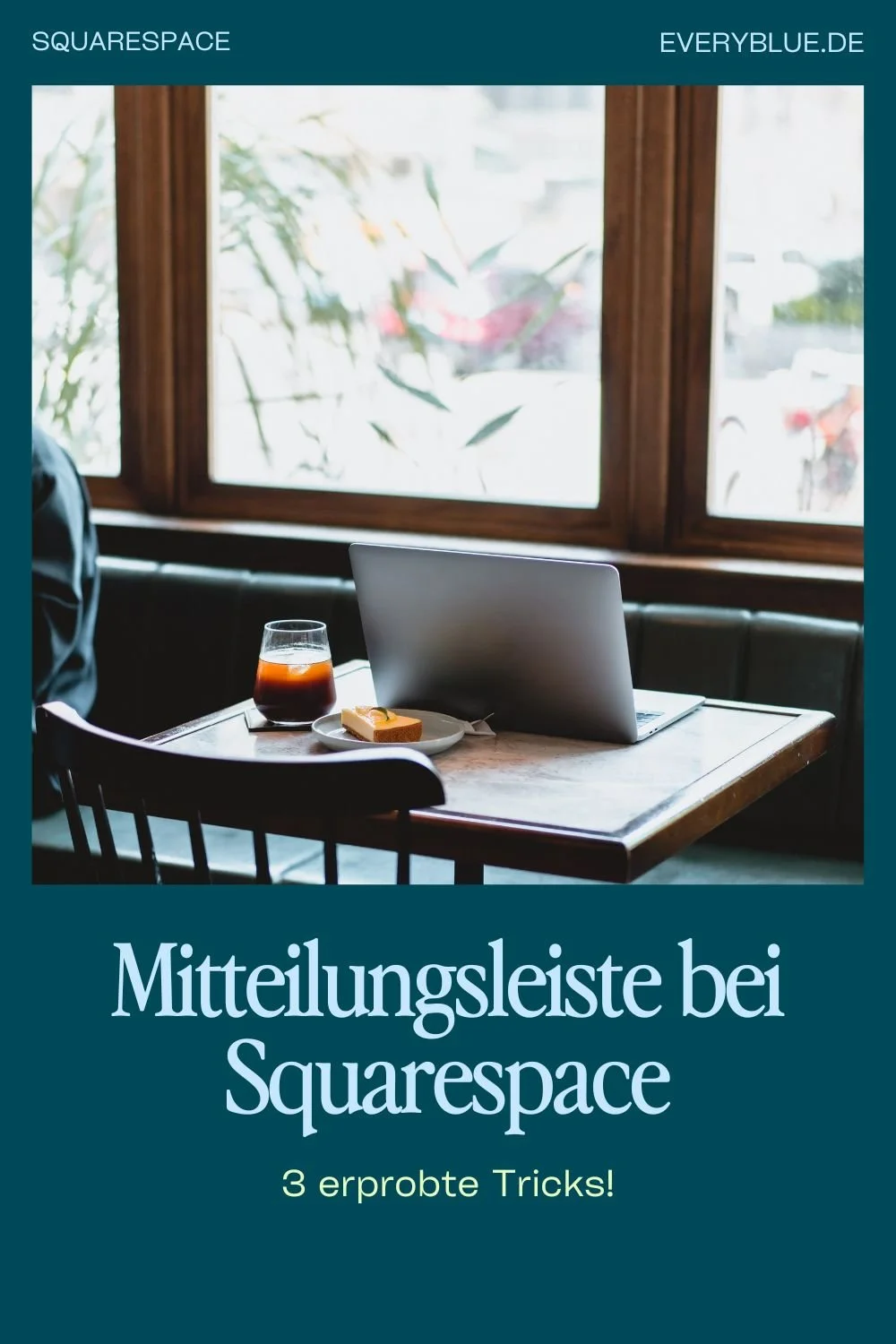 Mitteilungsleiste bei Squarespace